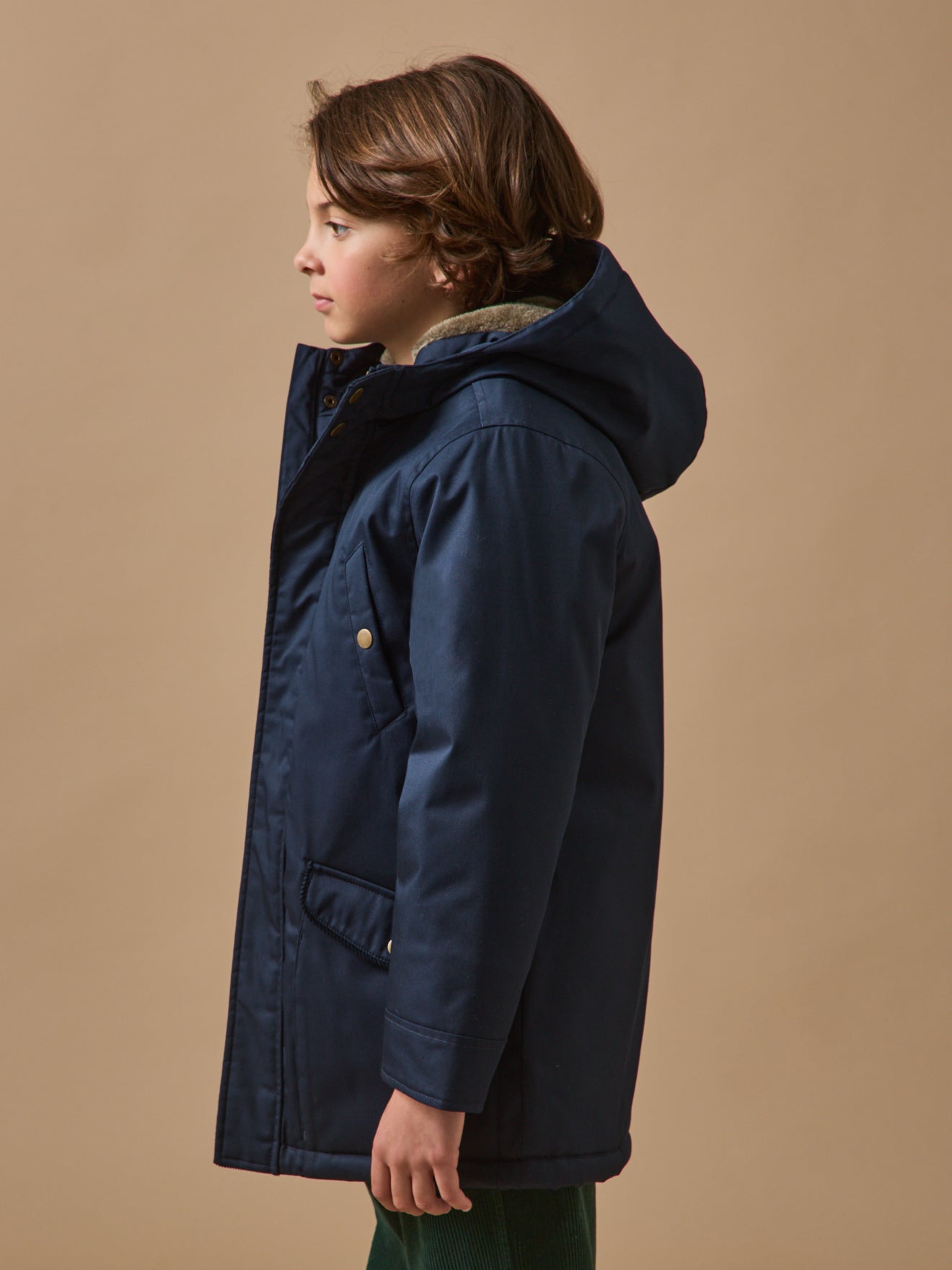 Boy's warm parka