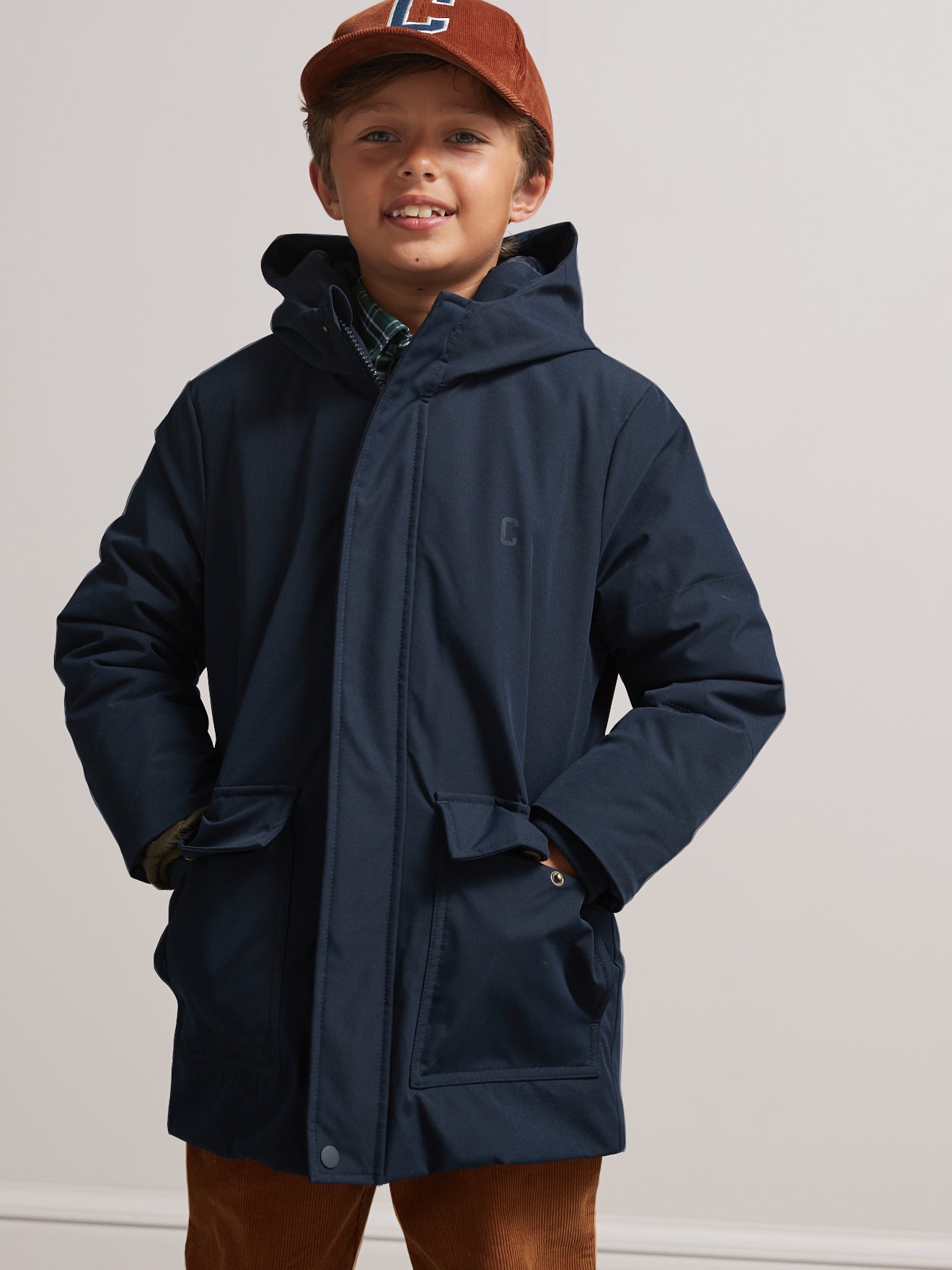 Boy's puffer parka