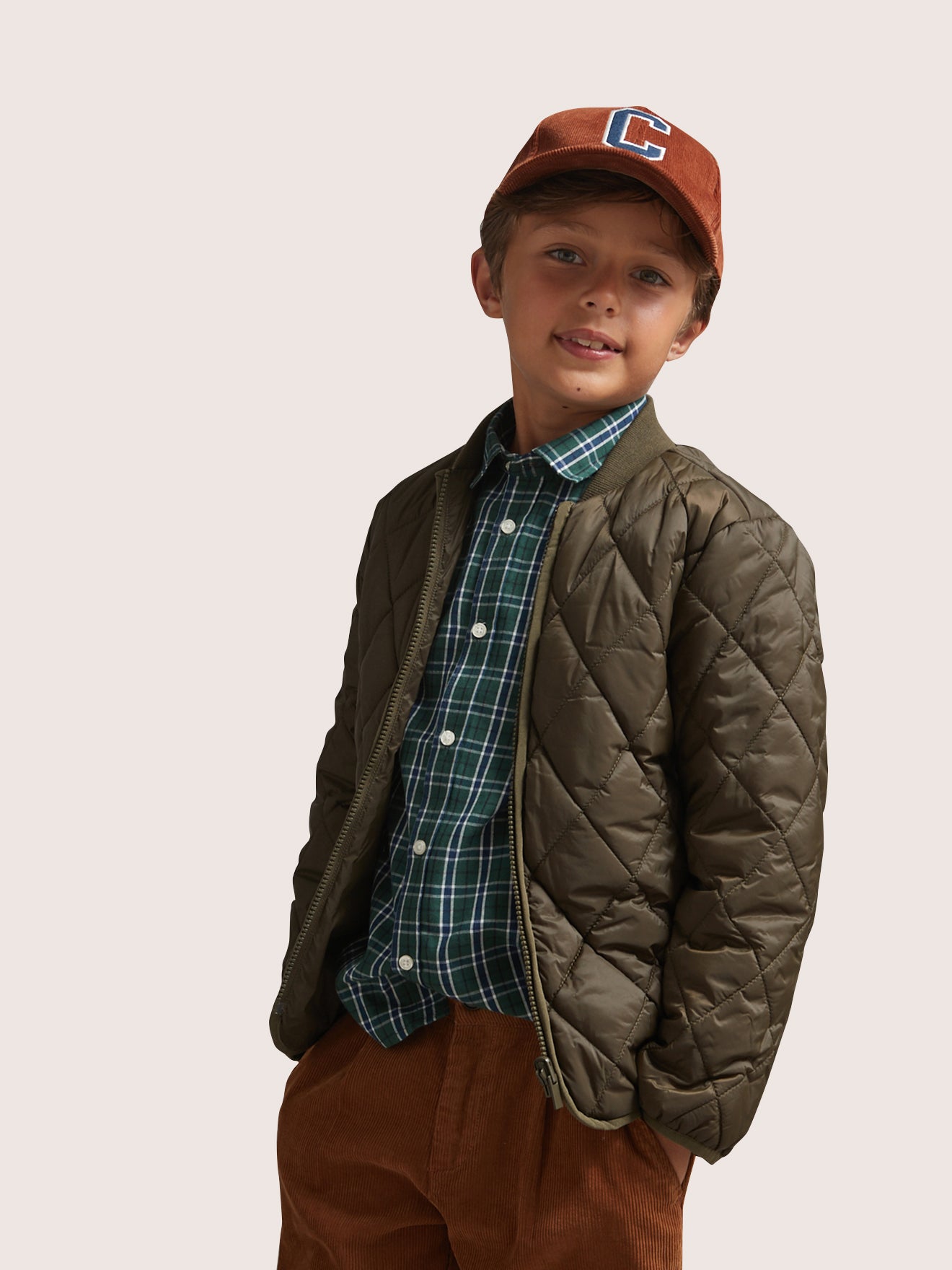Boy's puffer parka