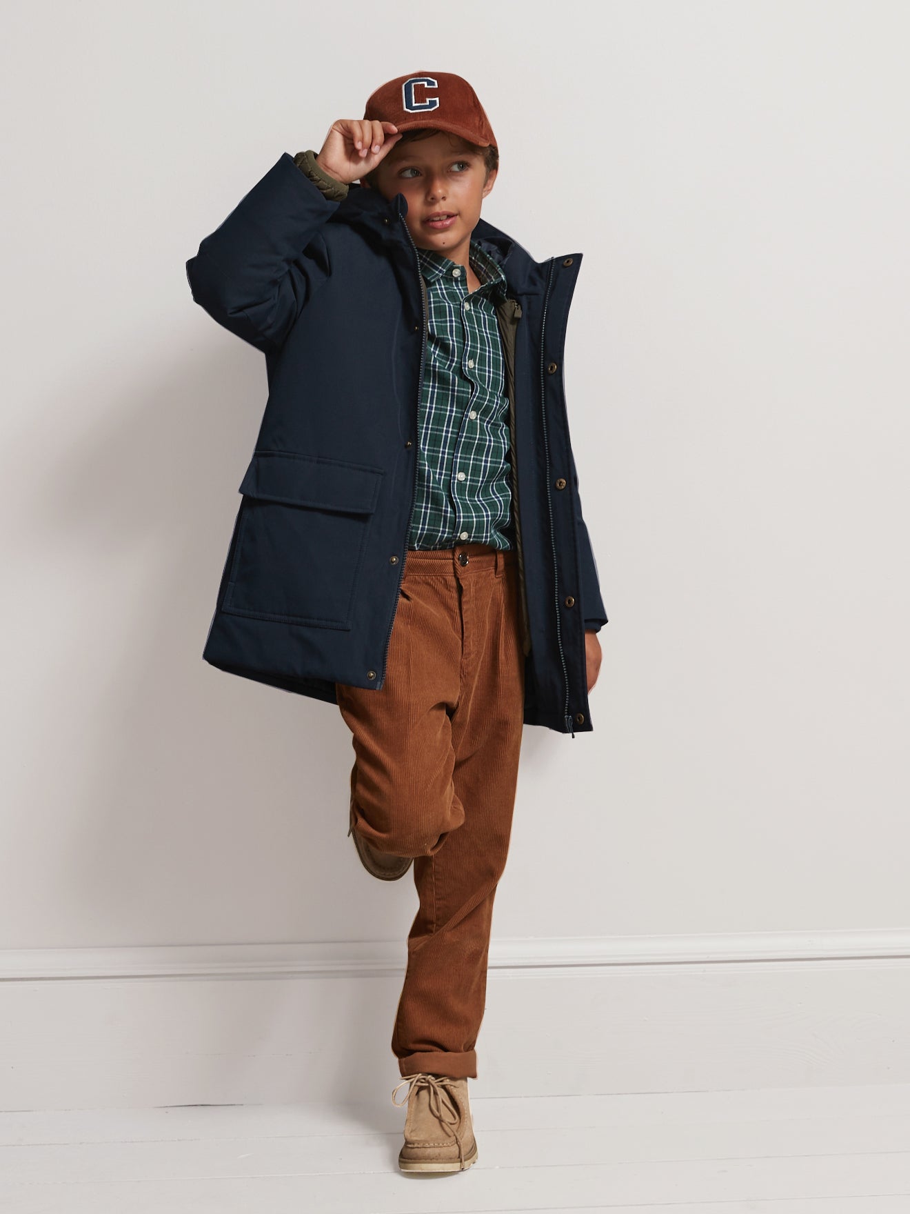 Boy's puffer parka