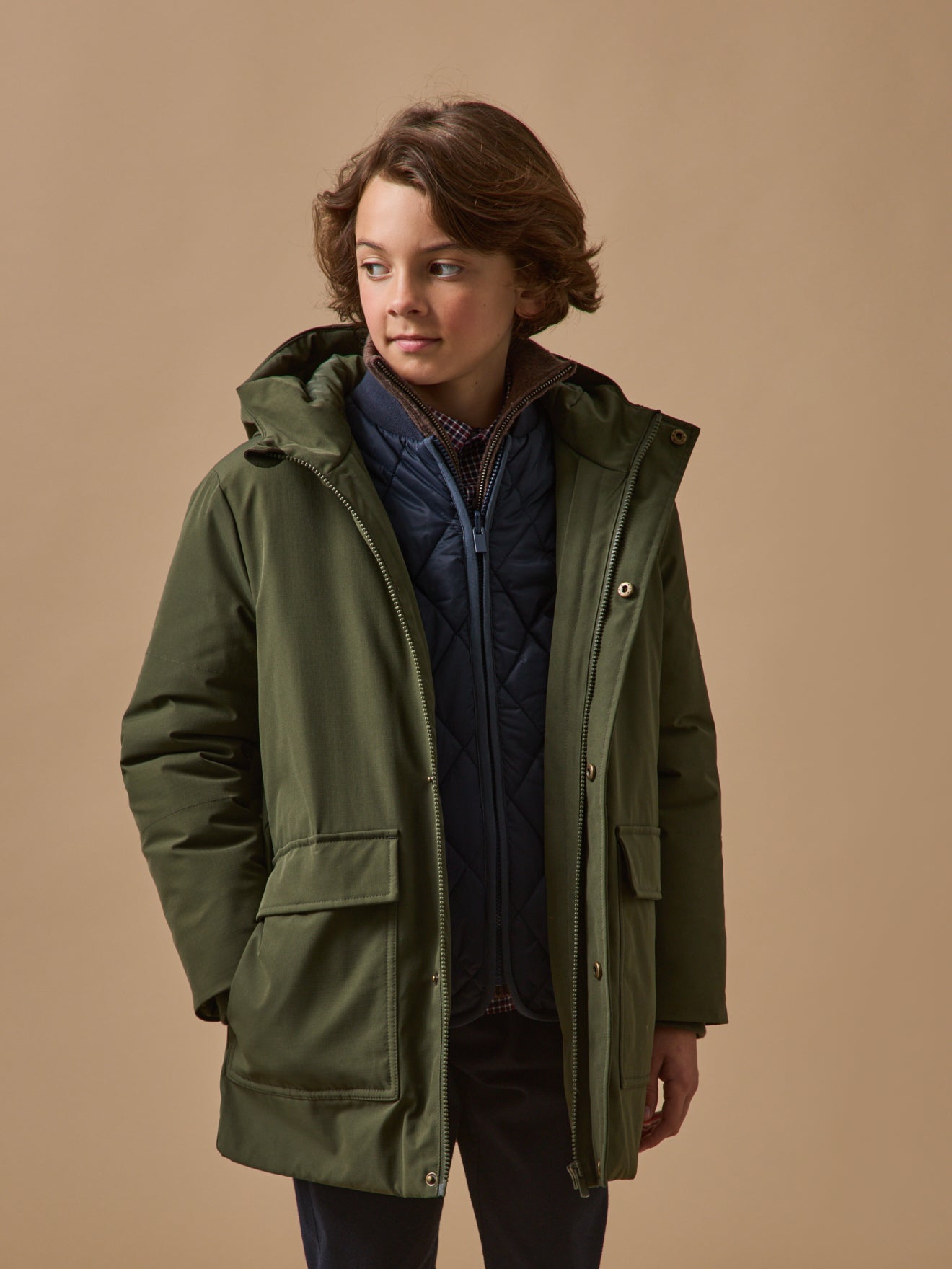 Boy's puffer parka