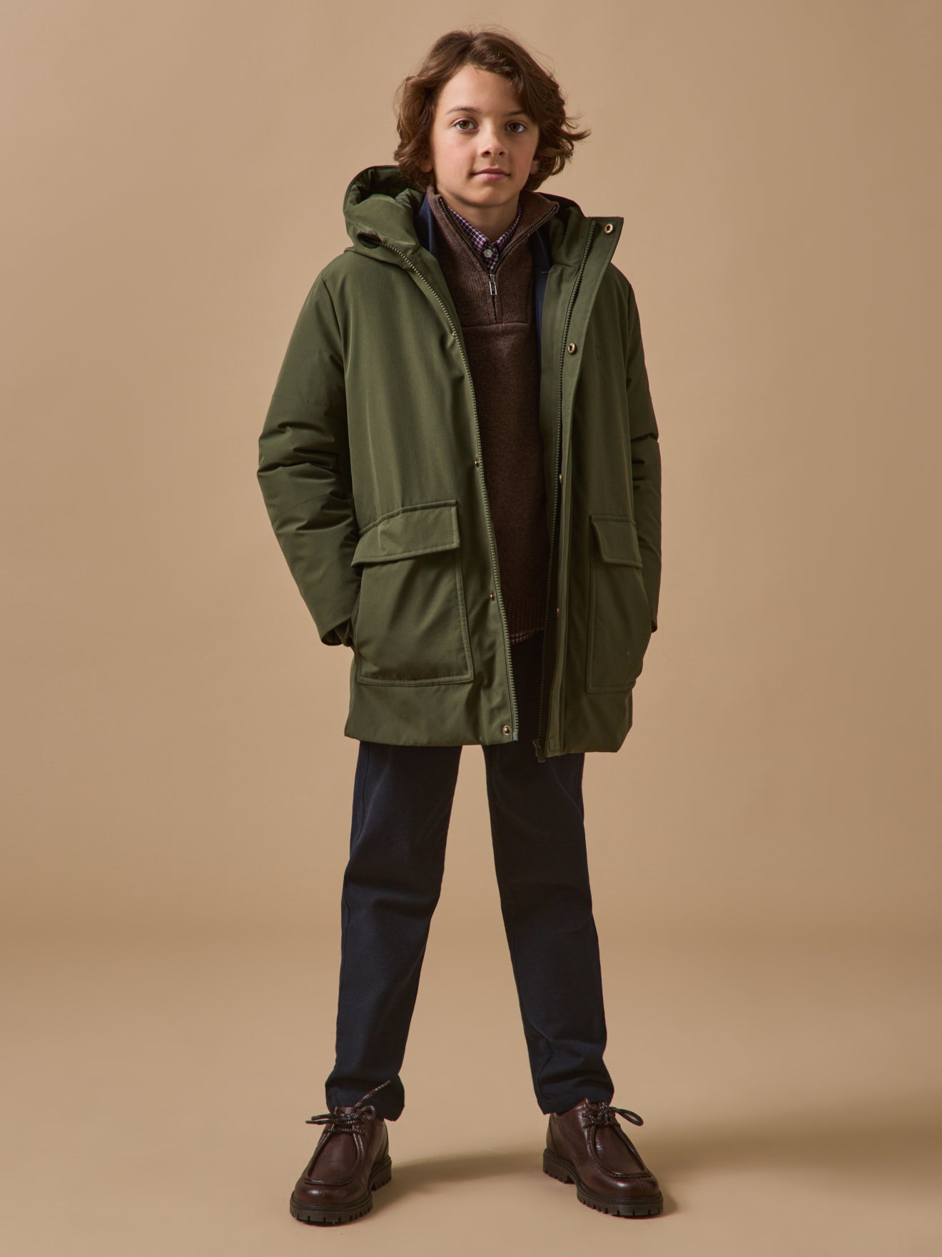 Boy's puffer parka