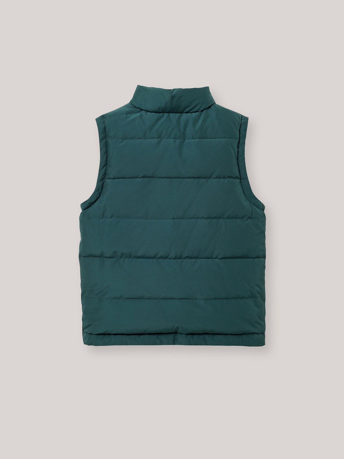 Boy's reversible sleeveless puffer jacket