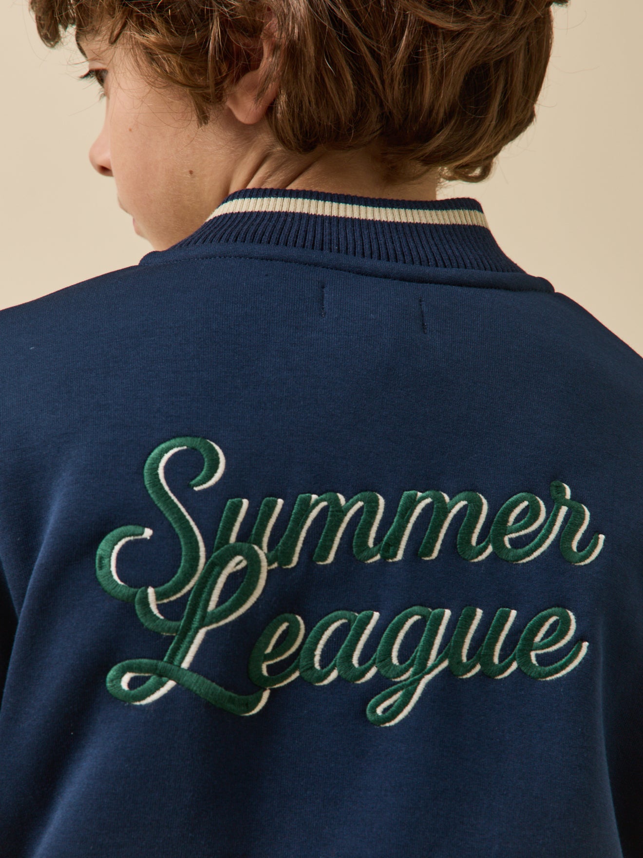 Boy's letterman-style jacket