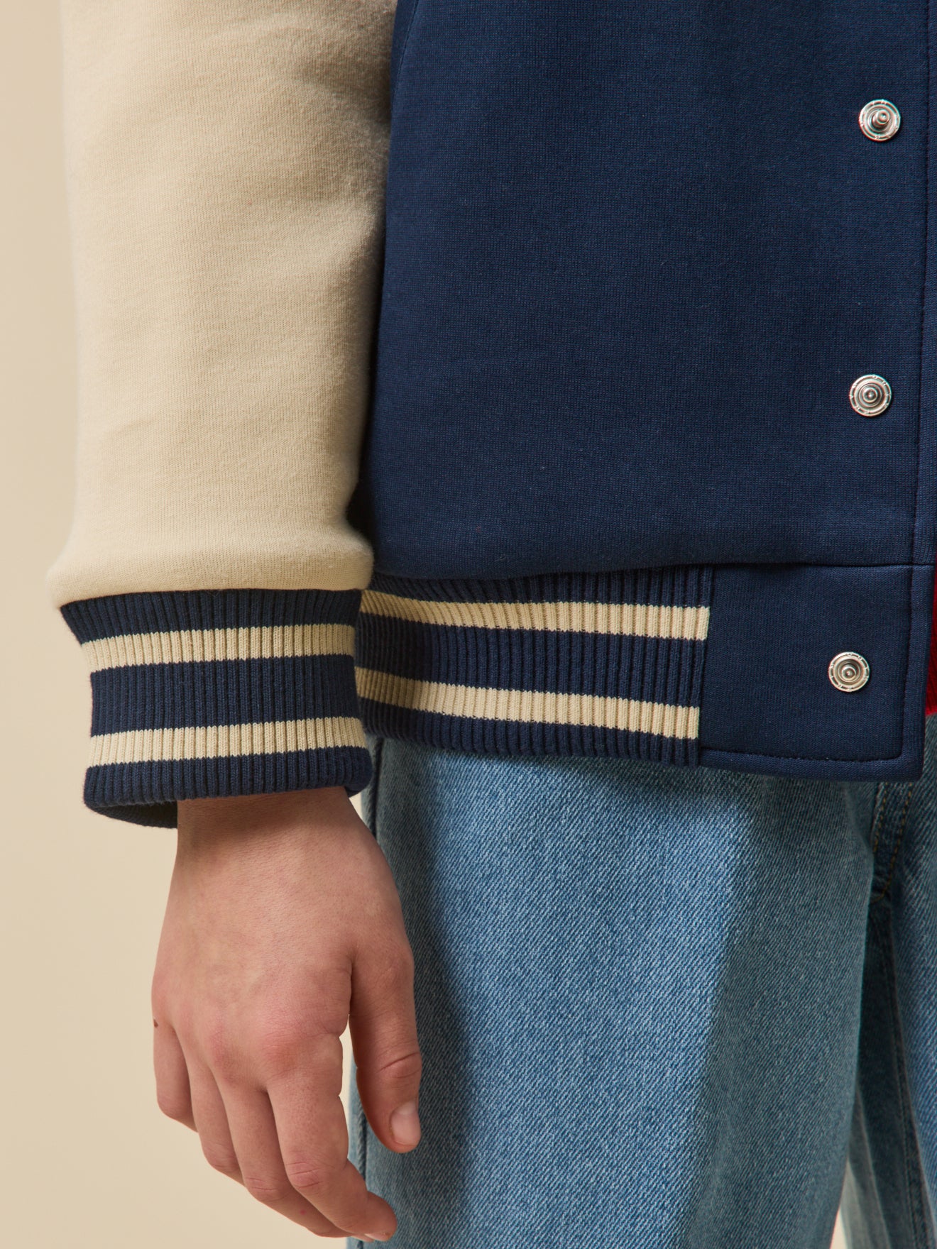 Boy's letterman-style jacket