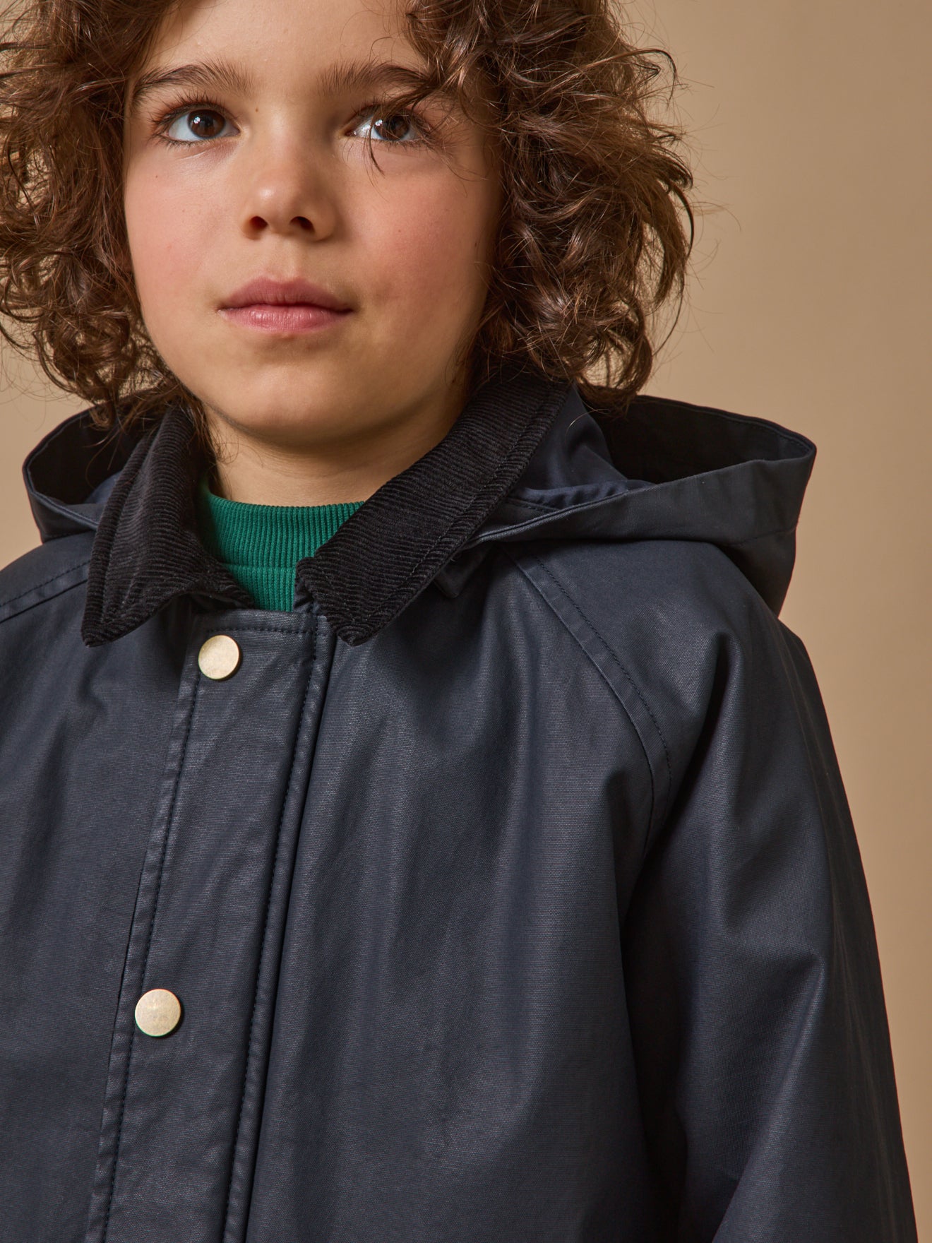 Boy's coated cotton jacket