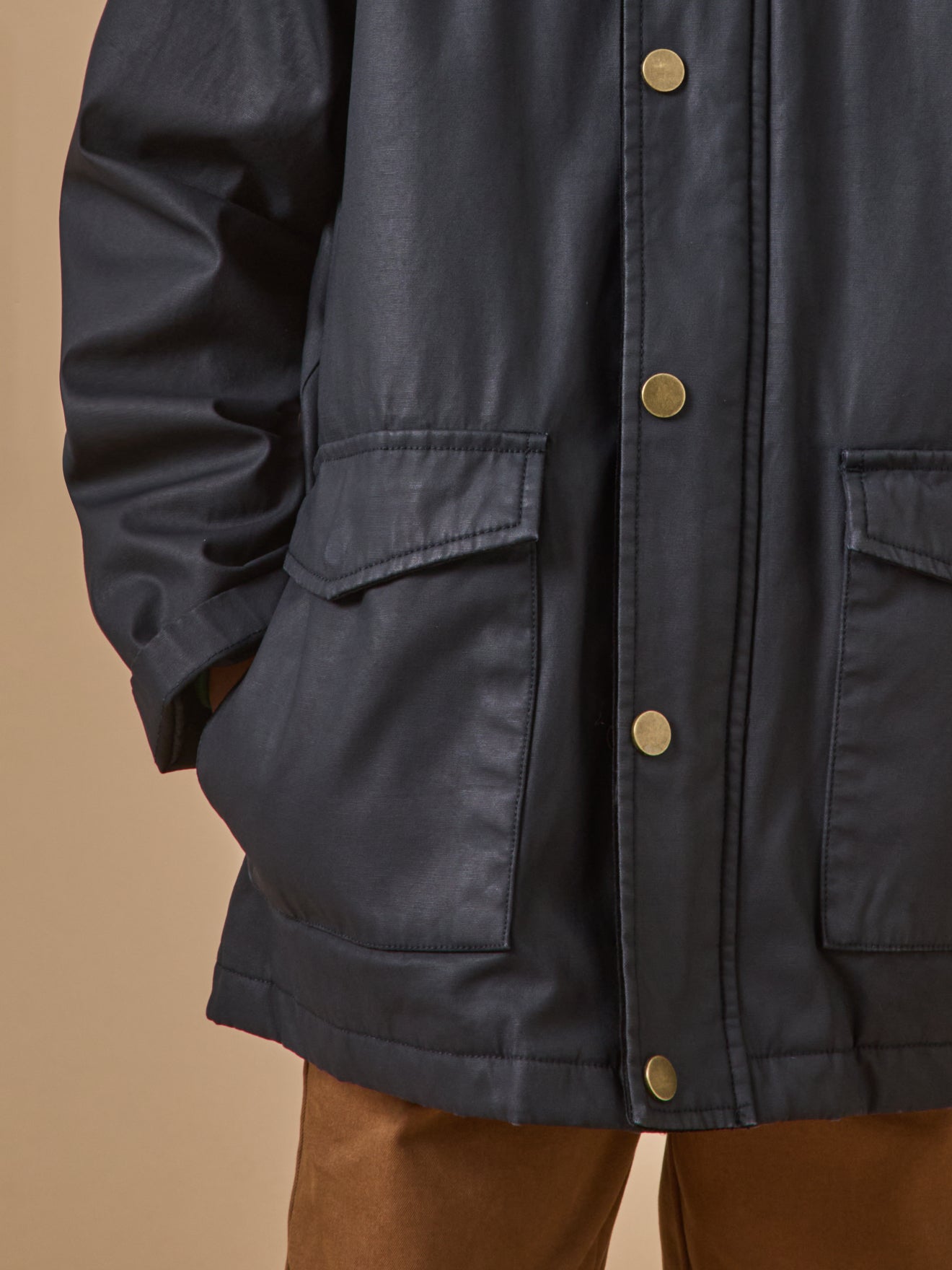 Boy's coated cotton jacket