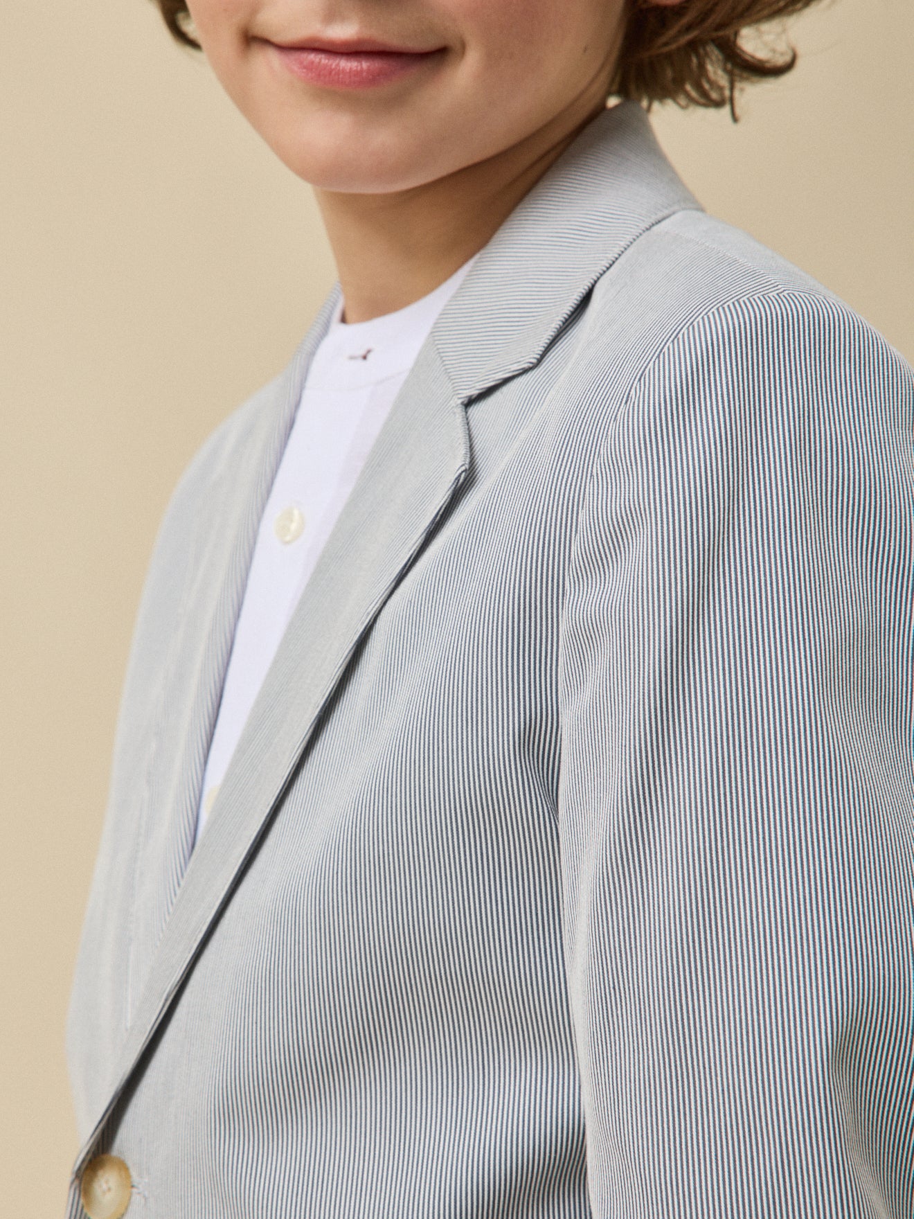 Veste de costume rayée Garçon - Collection Fêtes et Mariages