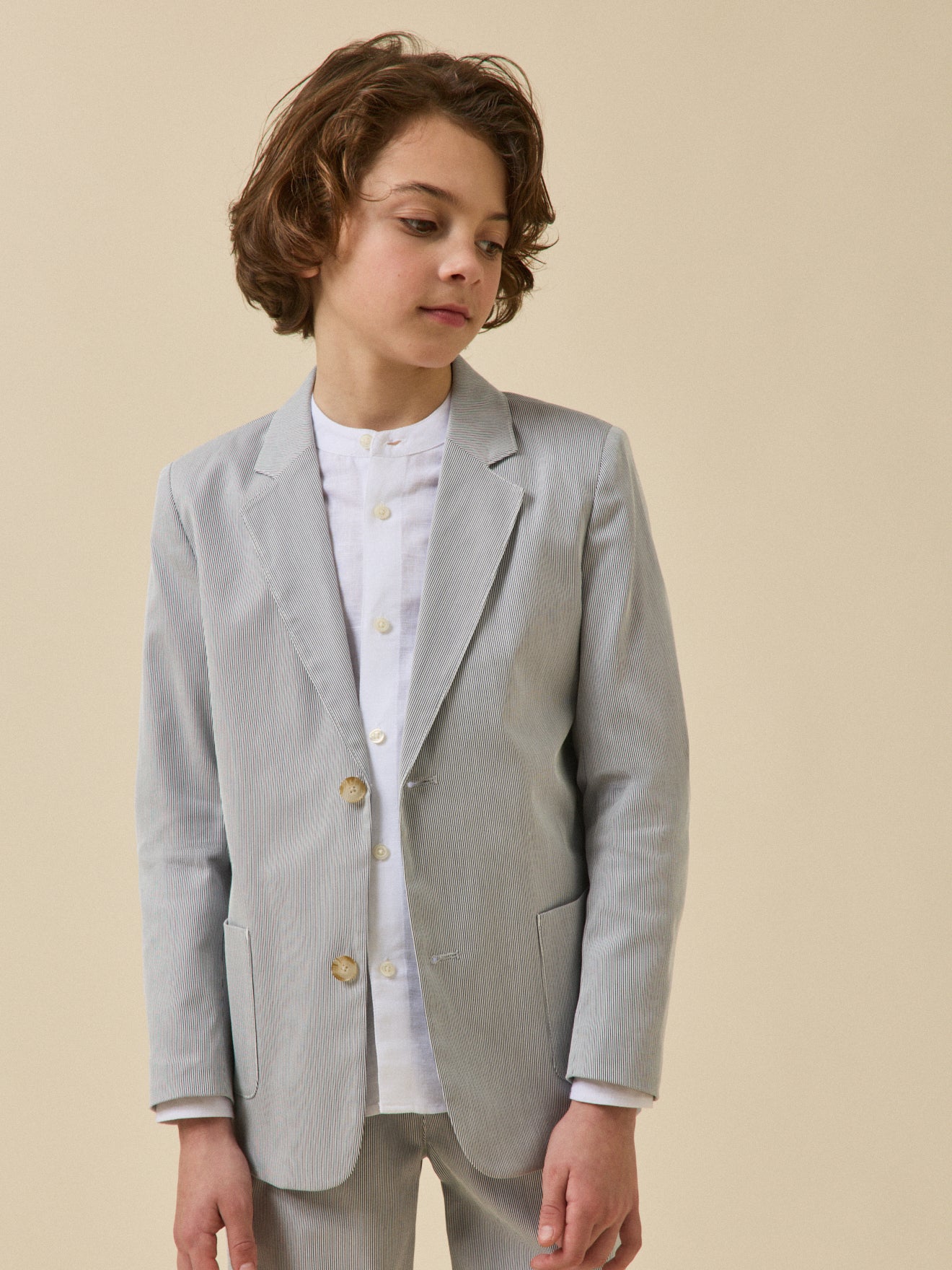 Veste de costume rayée Garçon - Collection Fêtes et Mariages