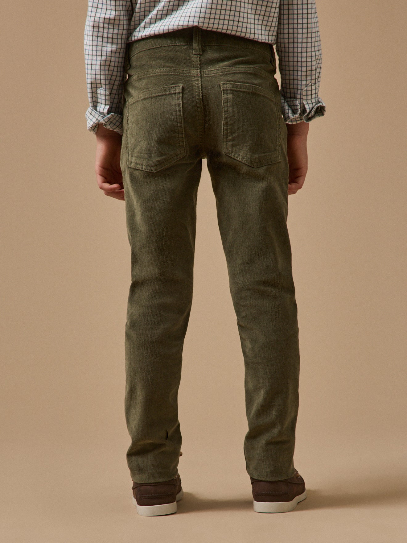 Boy's slim-fit corduroy trousers