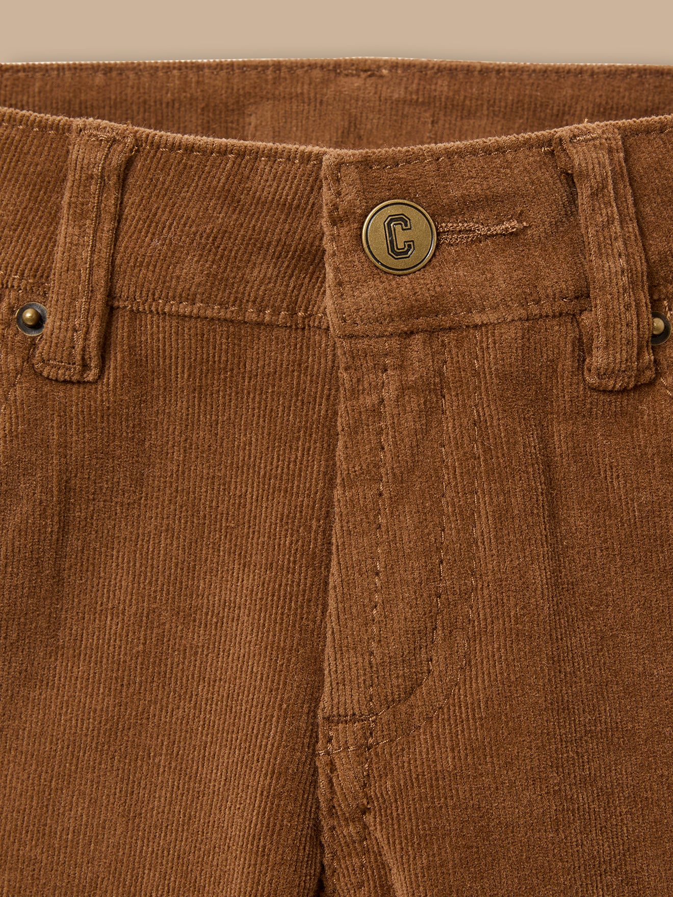Boy's slim-fit corduroy trousers