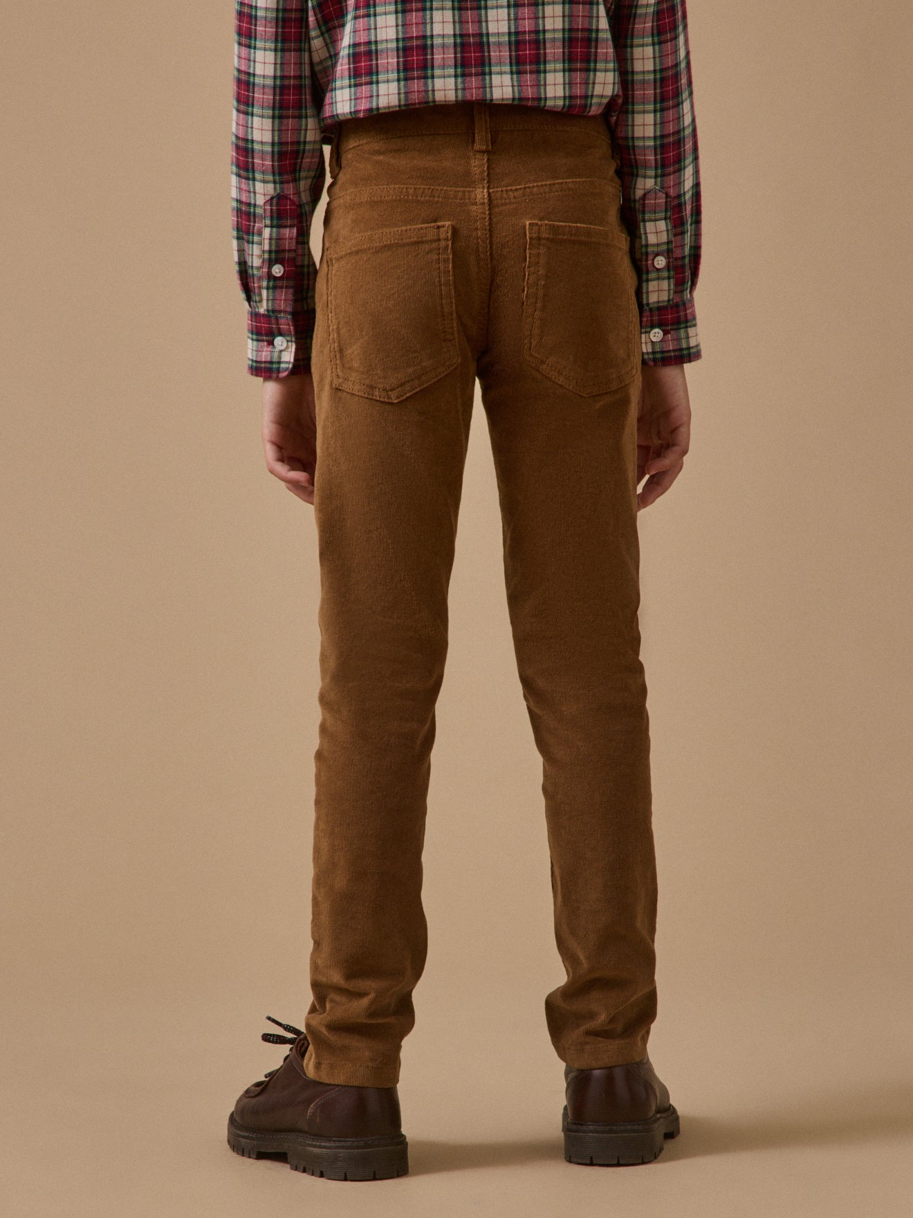 Boy's slim-fit corduroy trousers