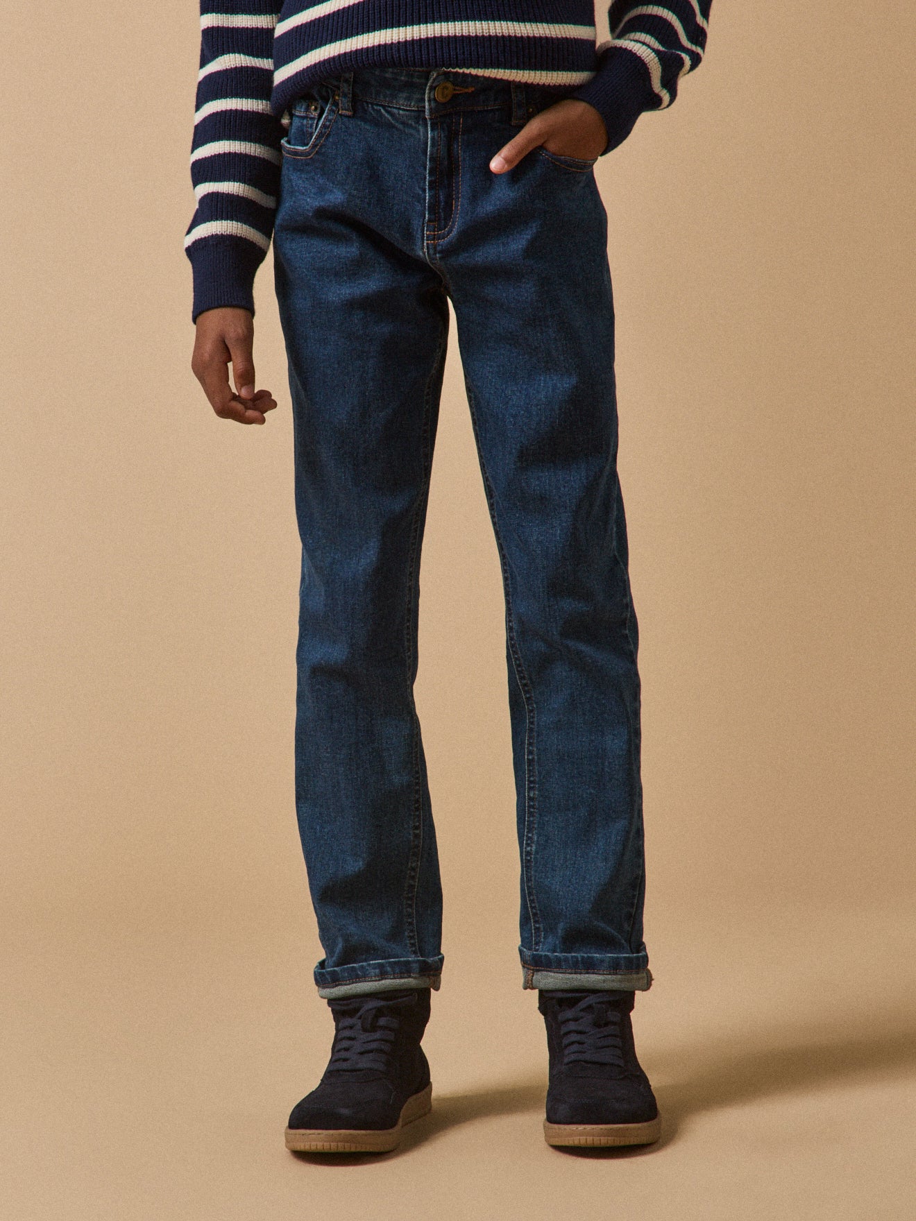 Boy's straight-leg jeans