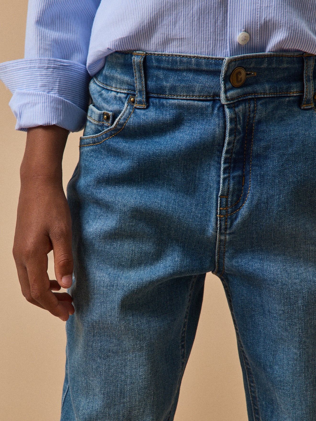 Boy's straight-leg jeans