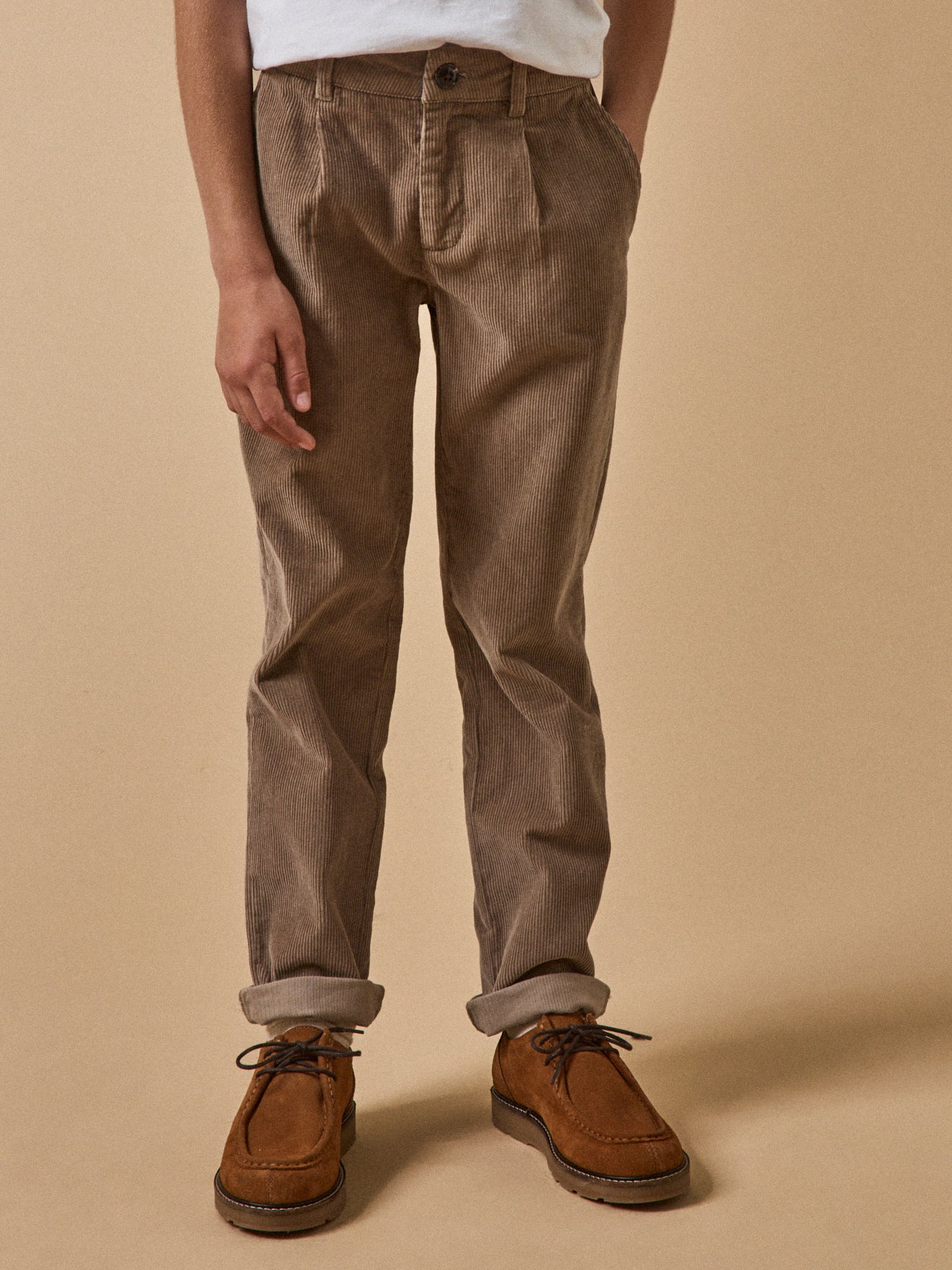 Pantalon Chino Garçon en velours