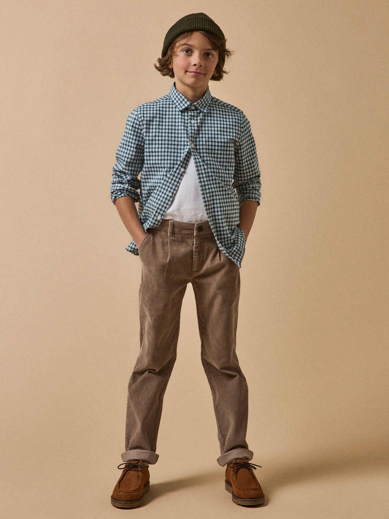 Pantalon Chino Garçon en velours