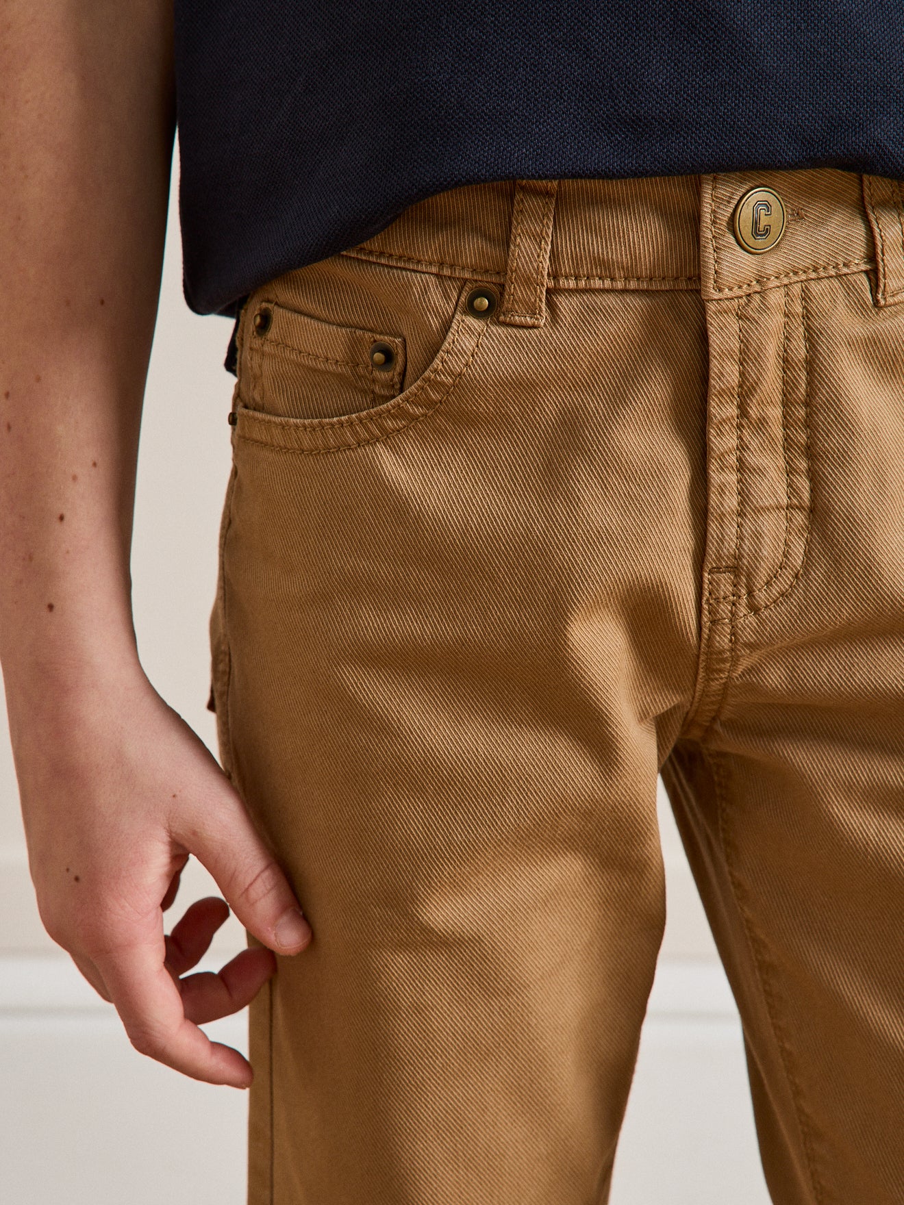 Boy's 5-pocket trousers