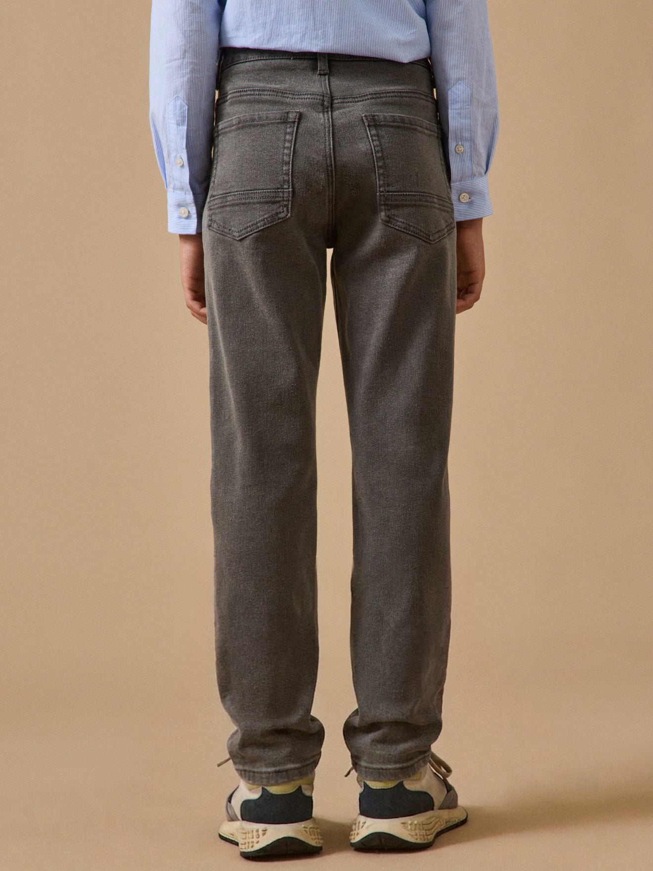 Boy's relaxed denim trousers