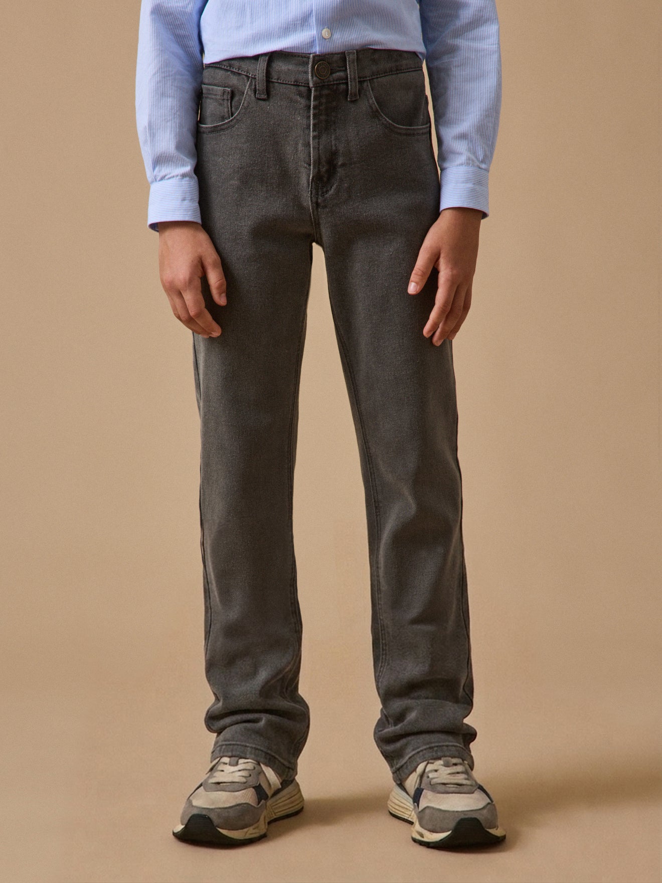 Boy's relaxed denim trousers