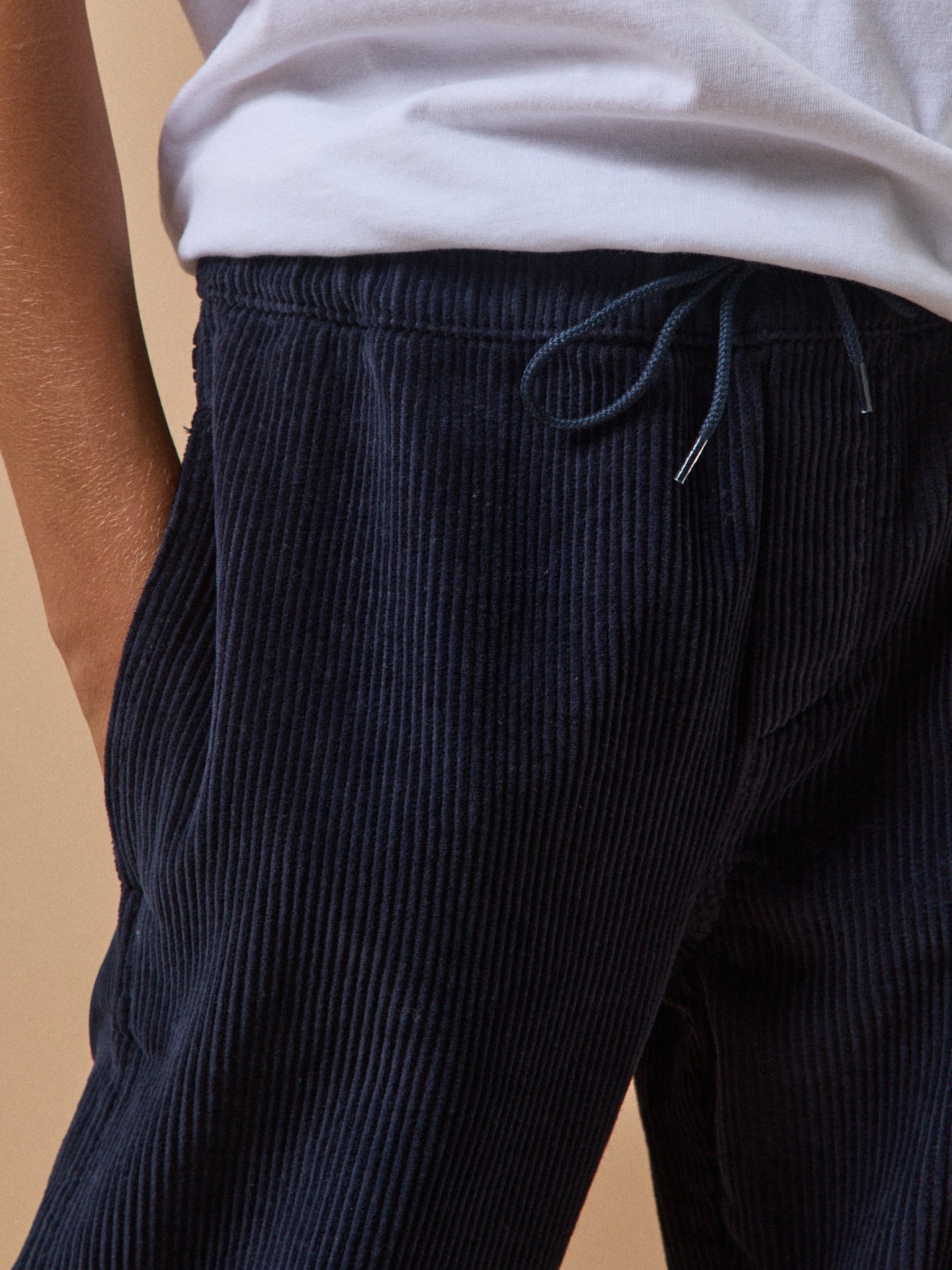 Boy's loose corduroy trousers