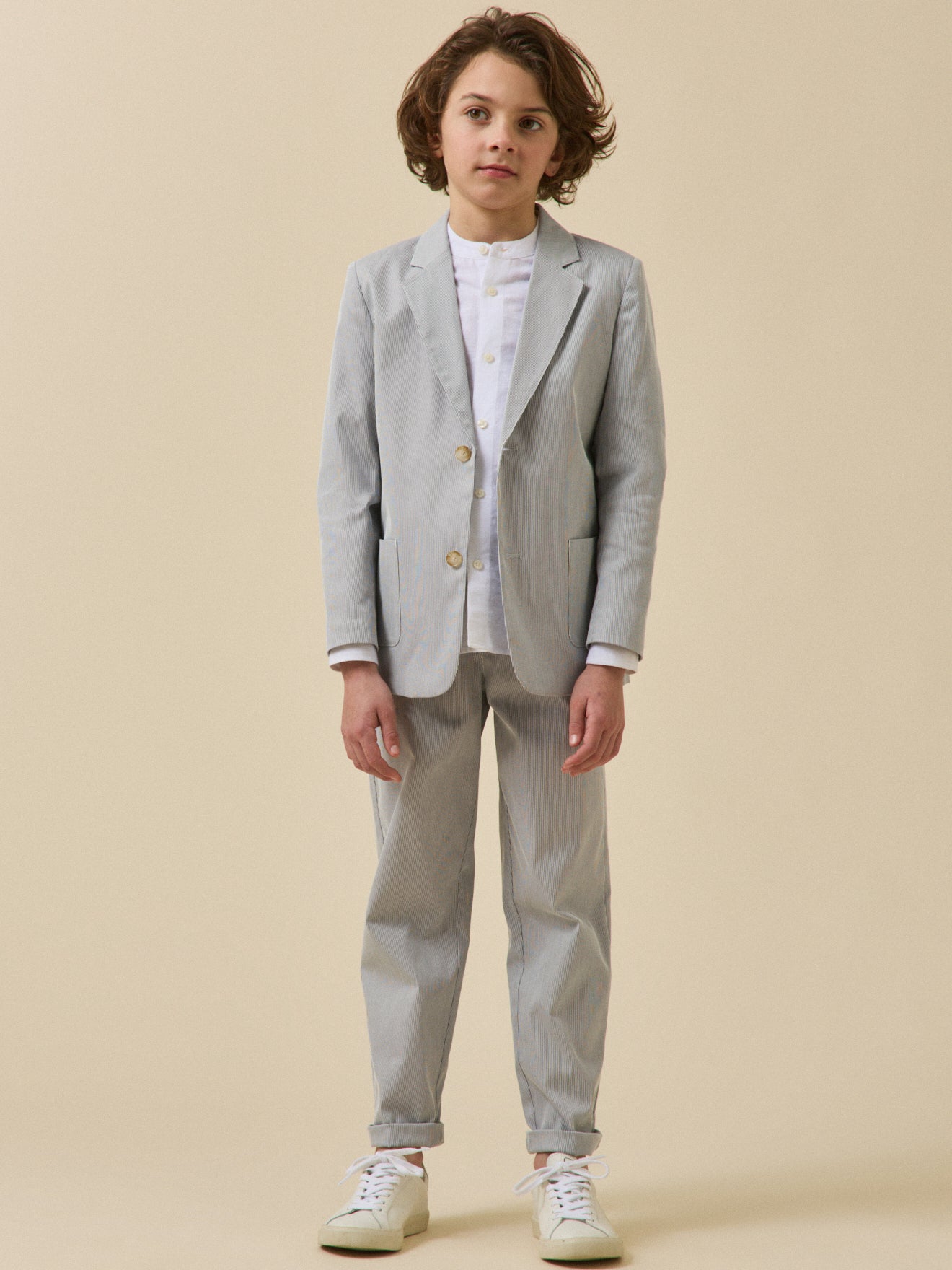 Pantalon de costume rayé Garçon - Collection Fêtes et Mariages