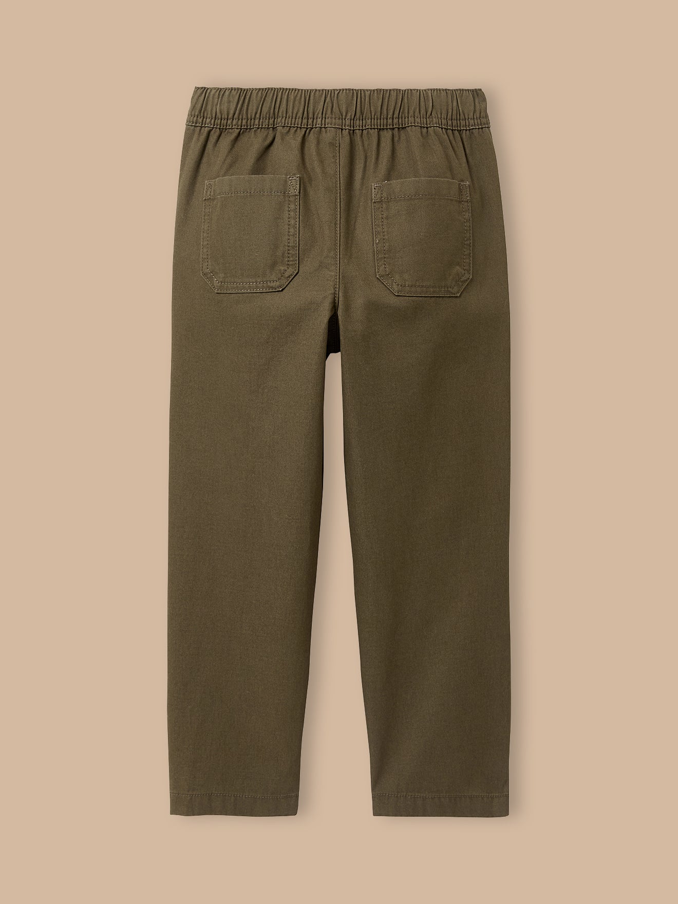 Boy's relaxed twill trousers