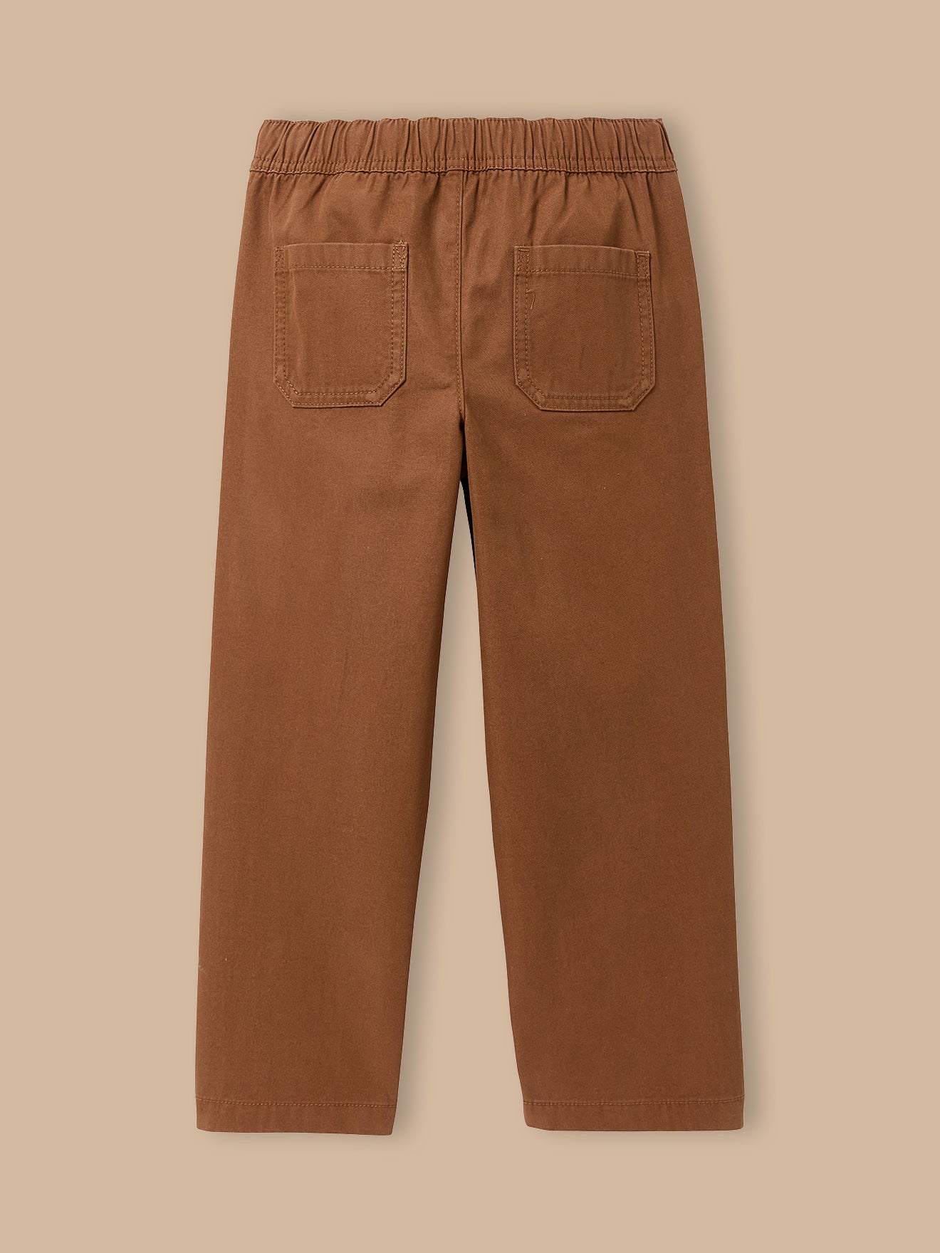 Boy's relaxed twill trousers
