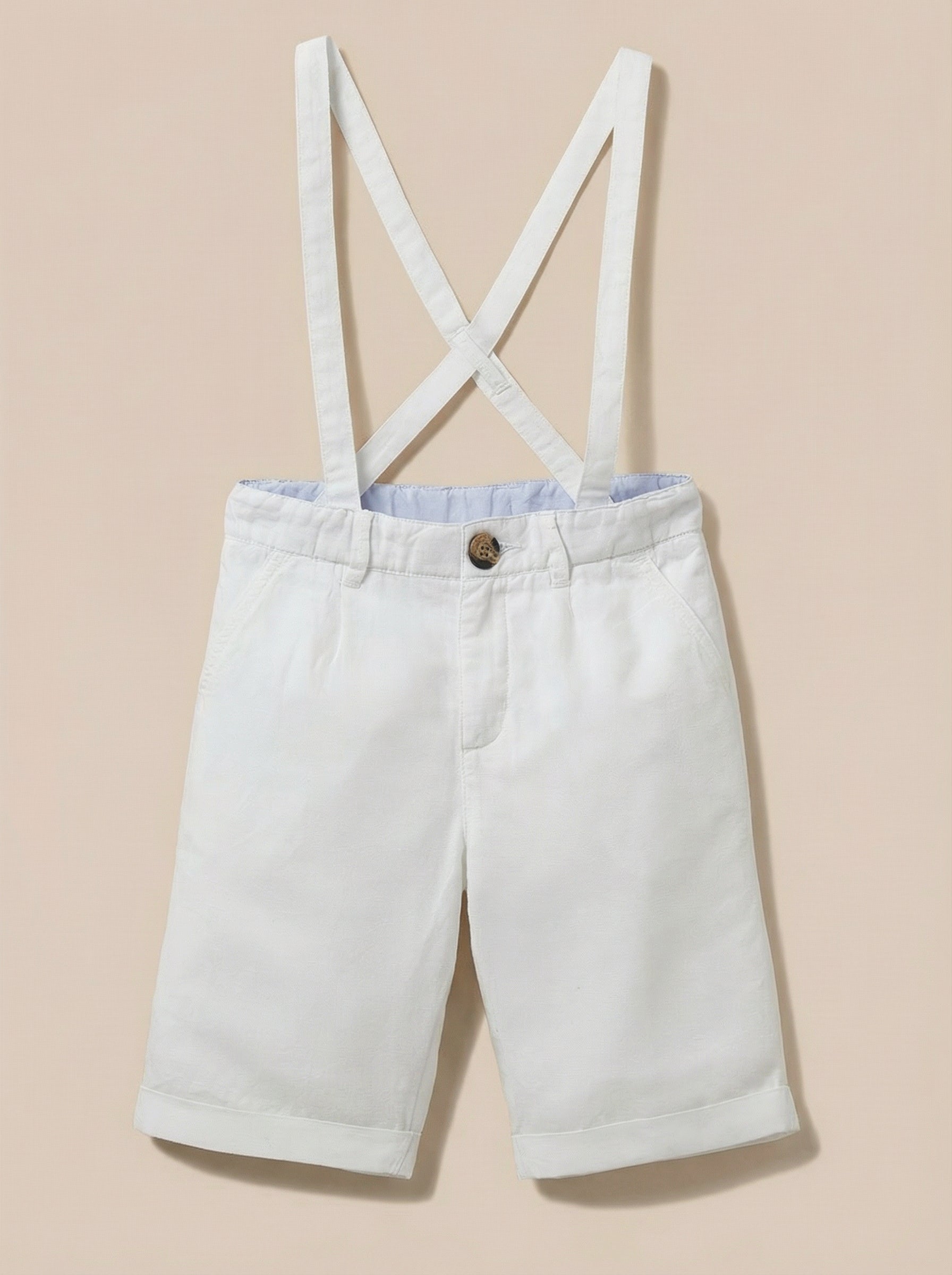 Bermuda lin/coton Garçon - Collection fêtes et mariages