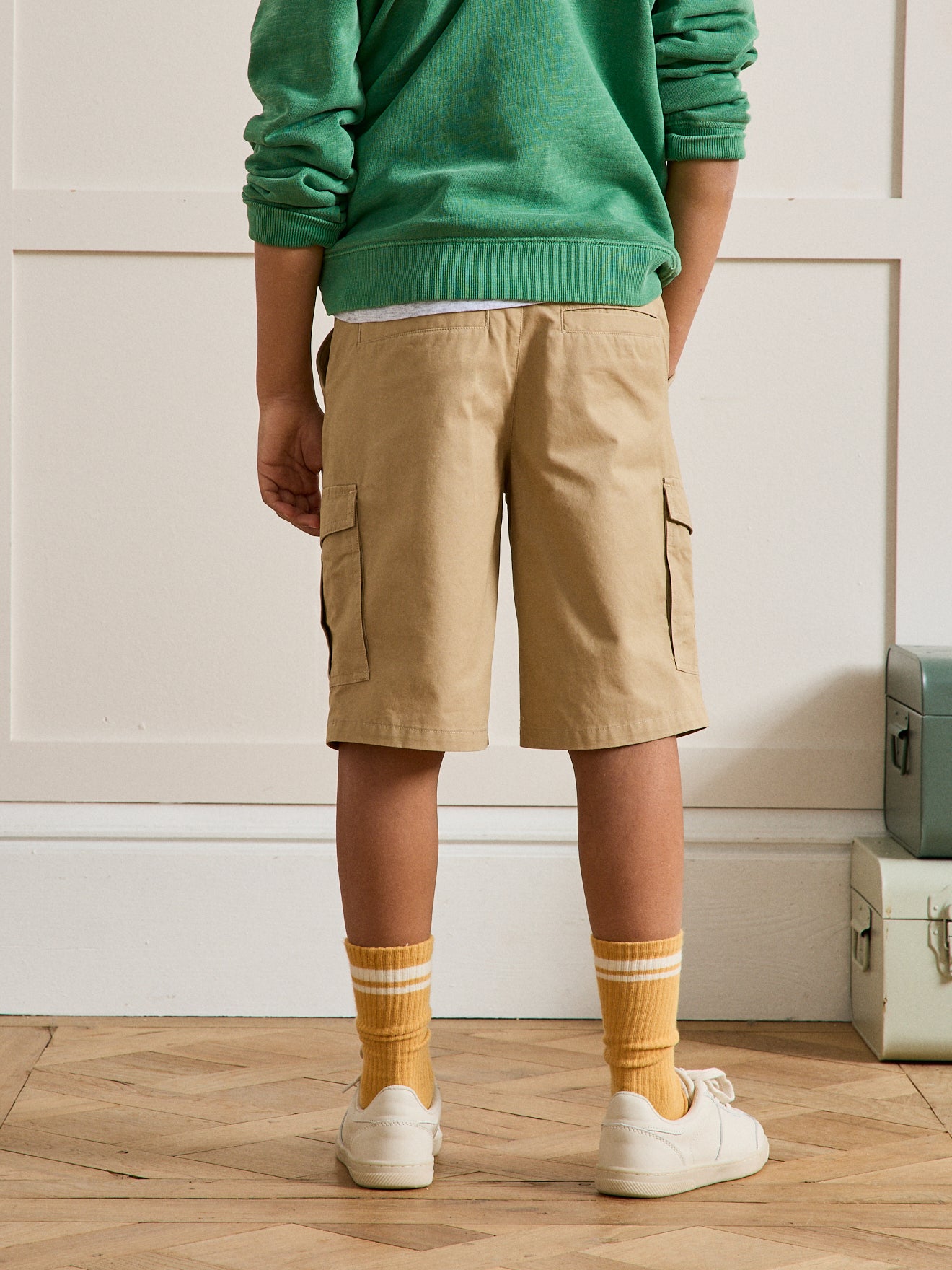 Boy's cargo Bermuda shorts