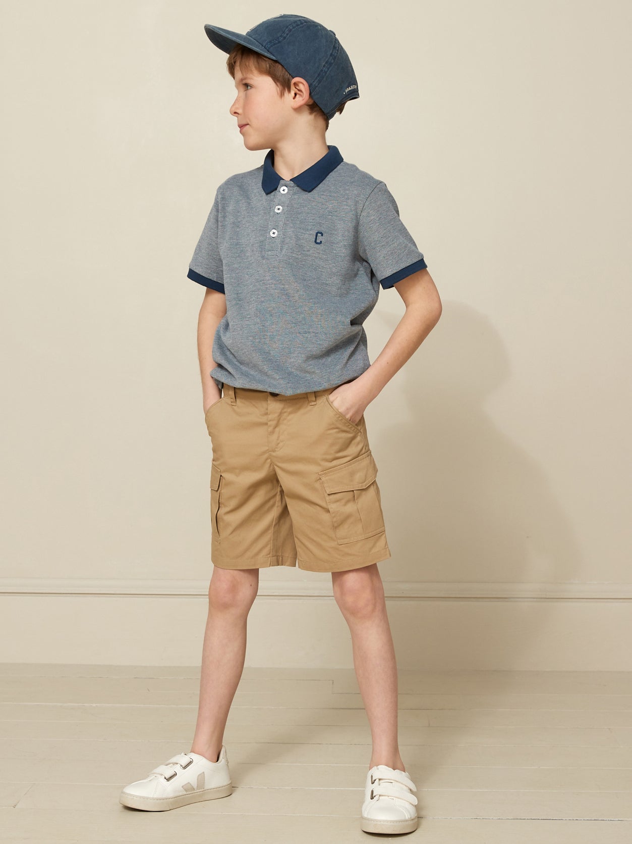 Boy's cargo Bermuda shorts