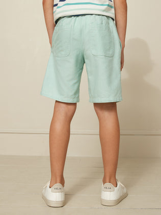 Boy's Oxford cloth Bermuda shorts