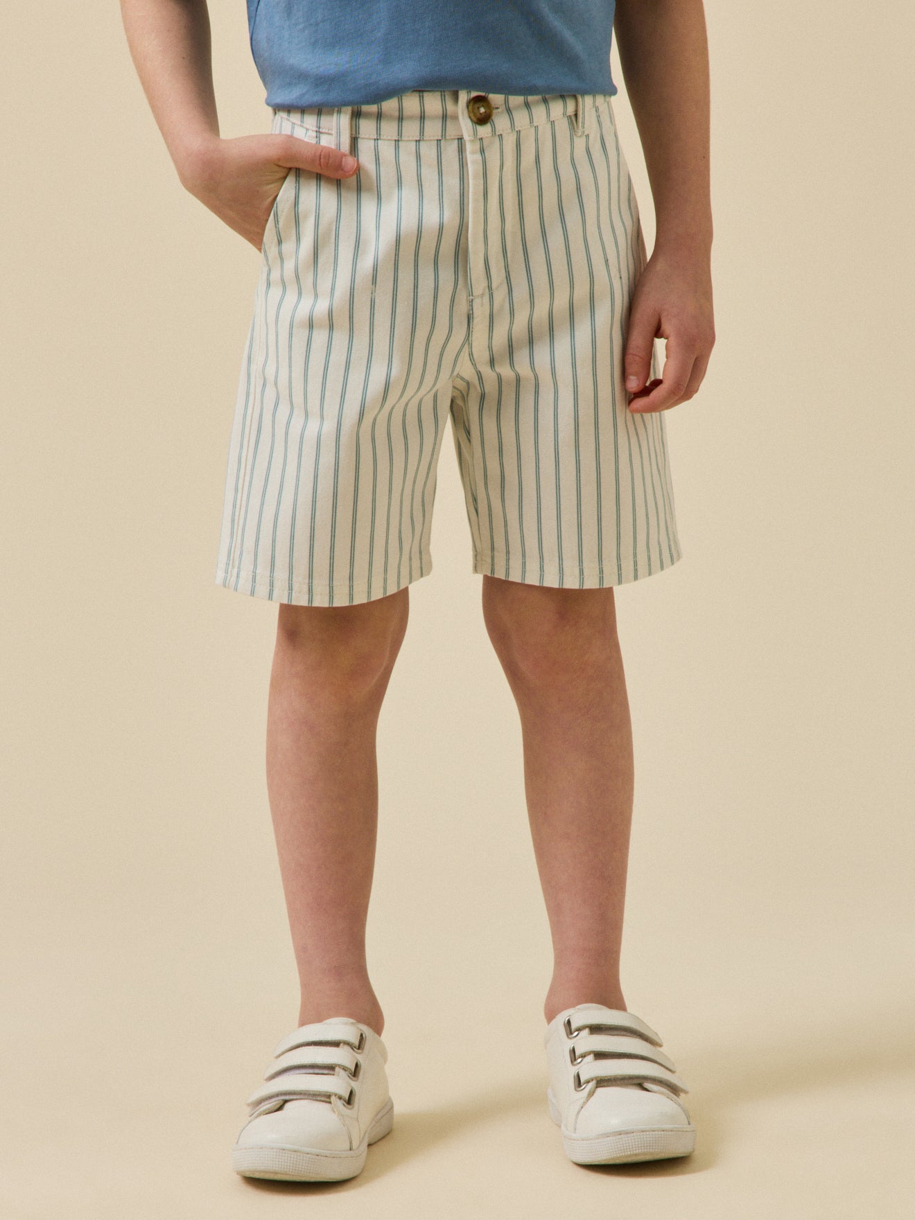 Bermuda Garçon rayé
