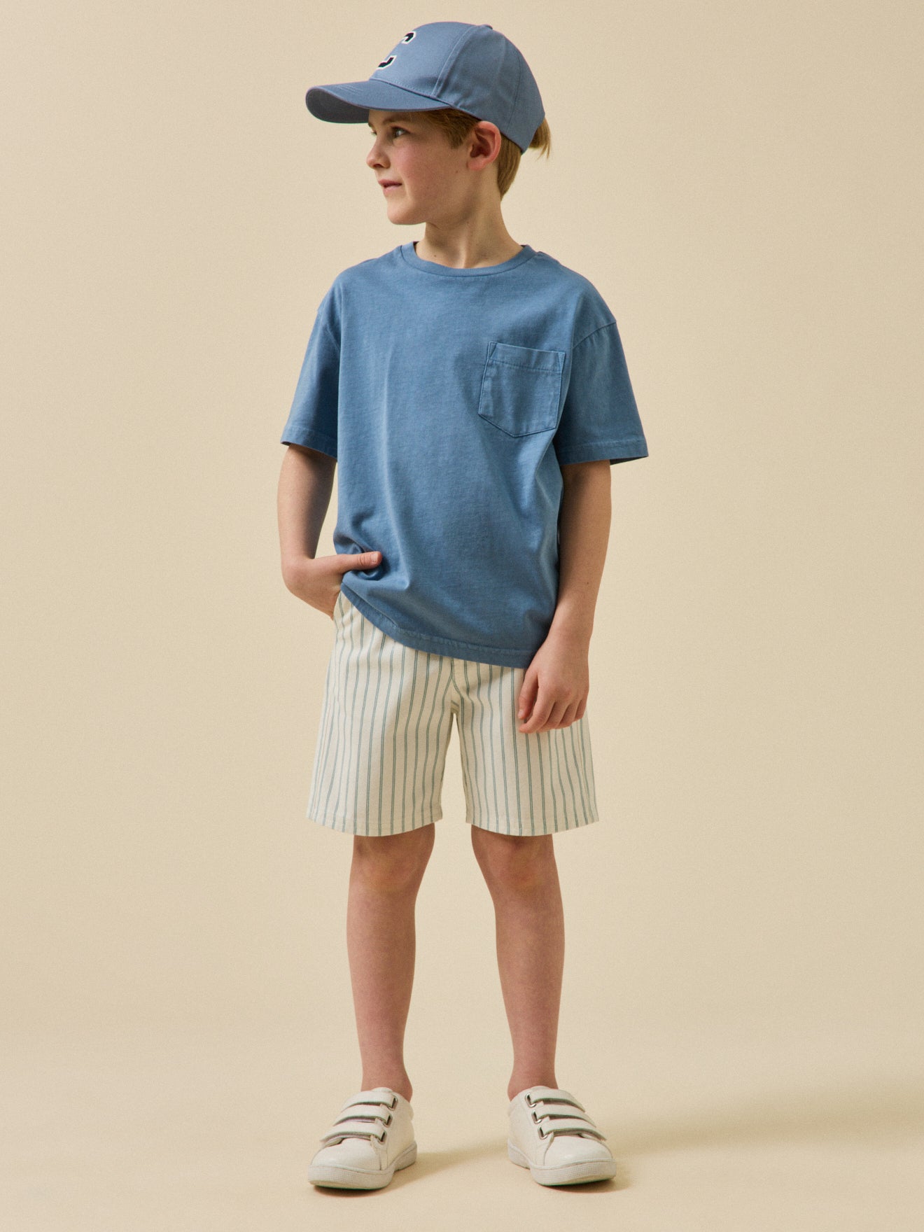 Bermuda Garçon rayé