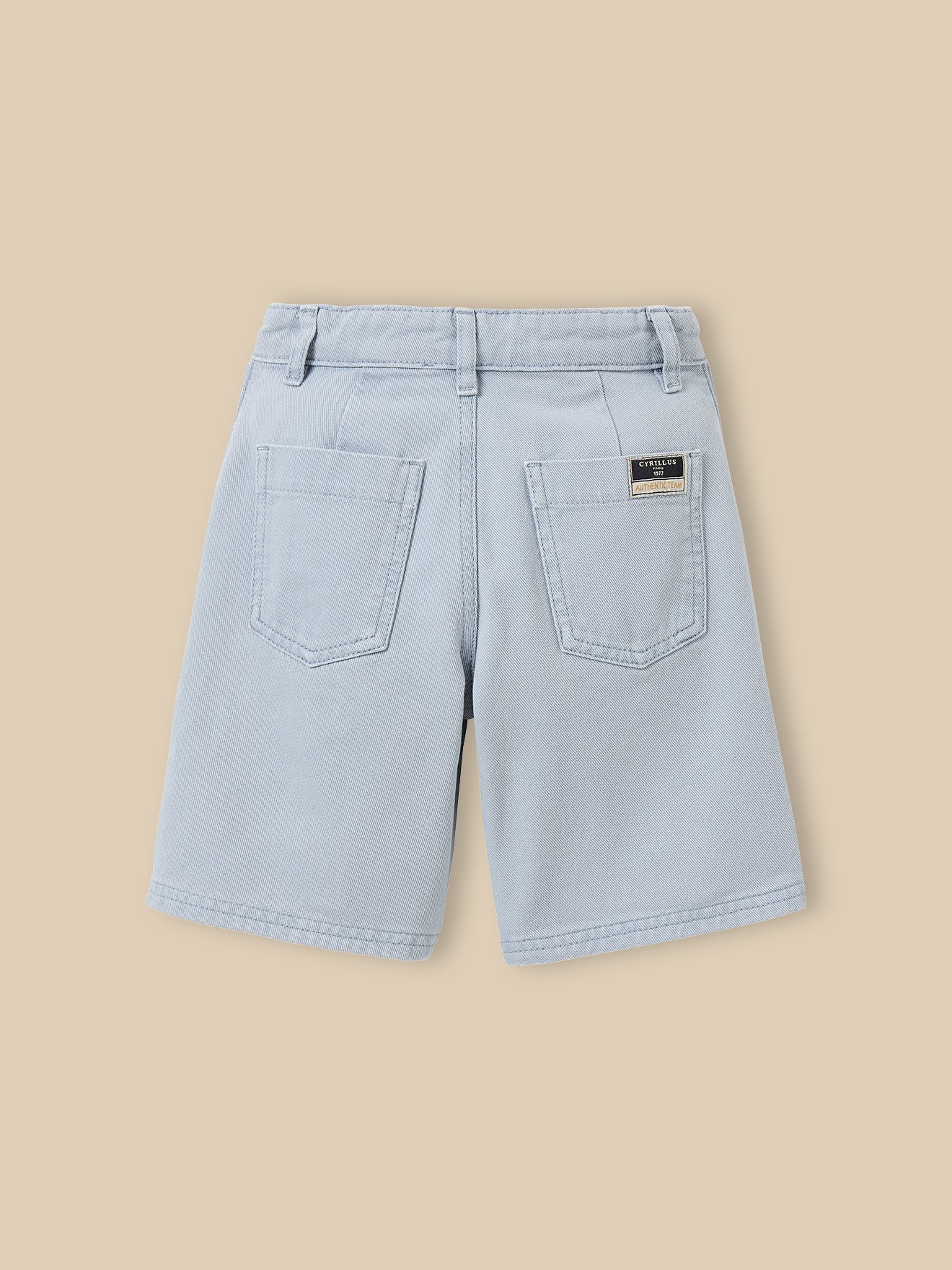 Bermuda en denim coloré garçon