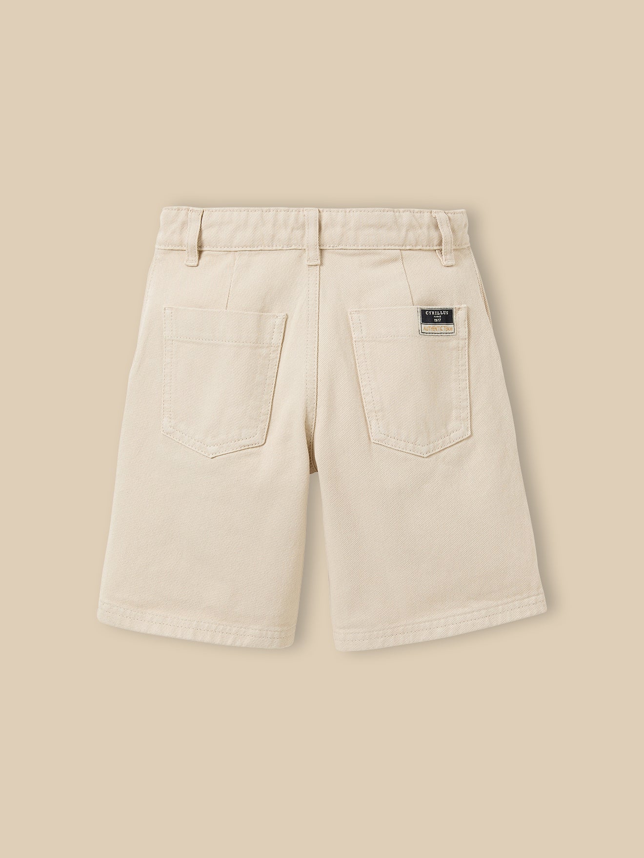 Bermuda en denim coloré garçon