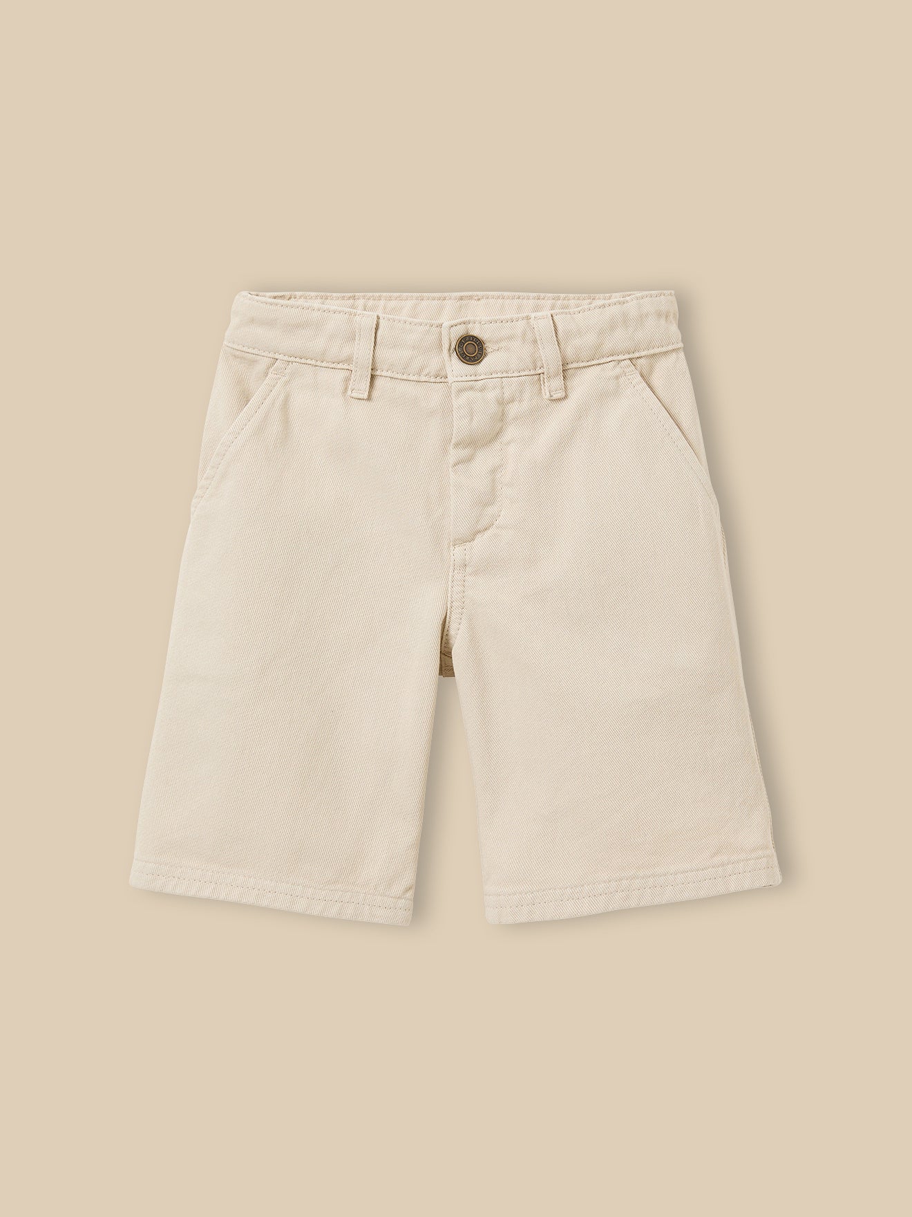 Bermuda en denim coloré garçon