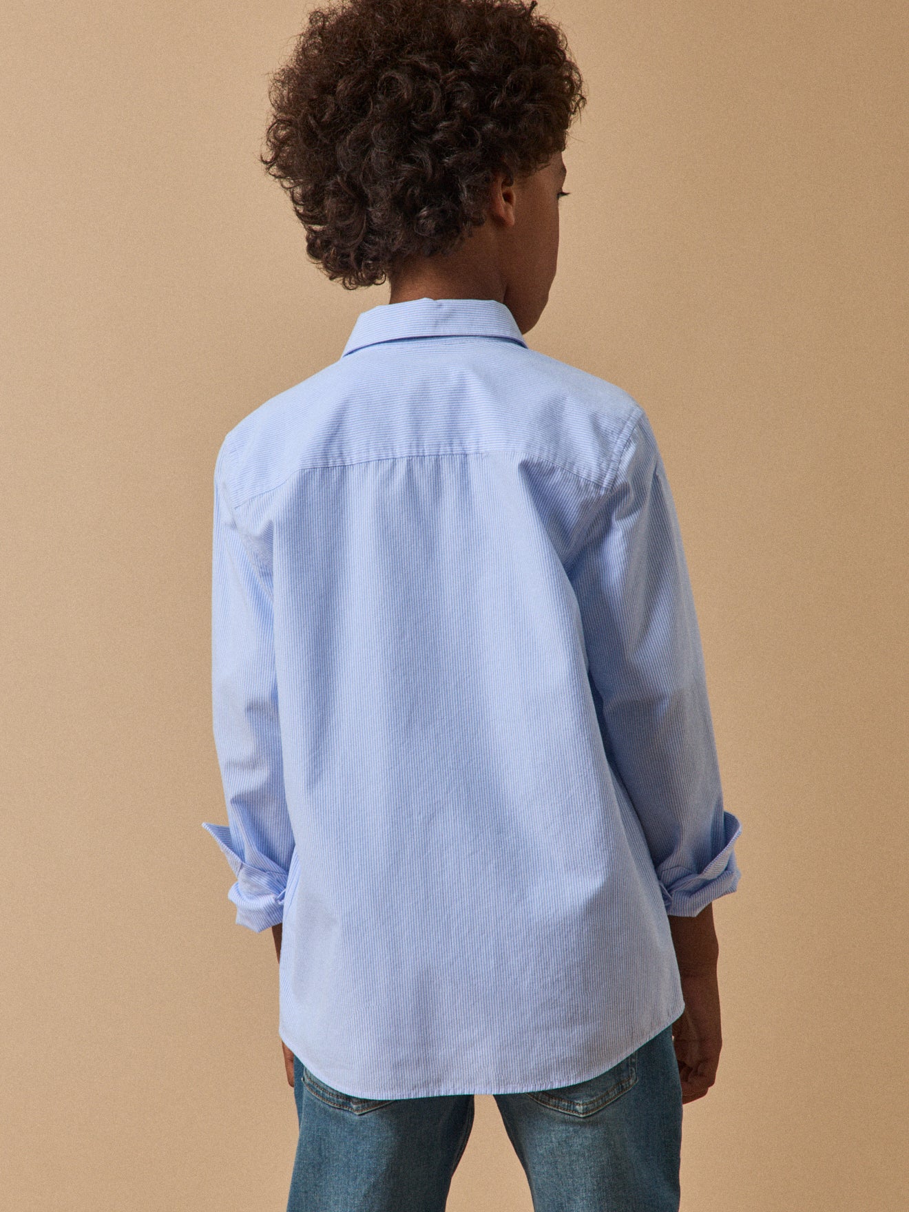 Chemise rayée garçon