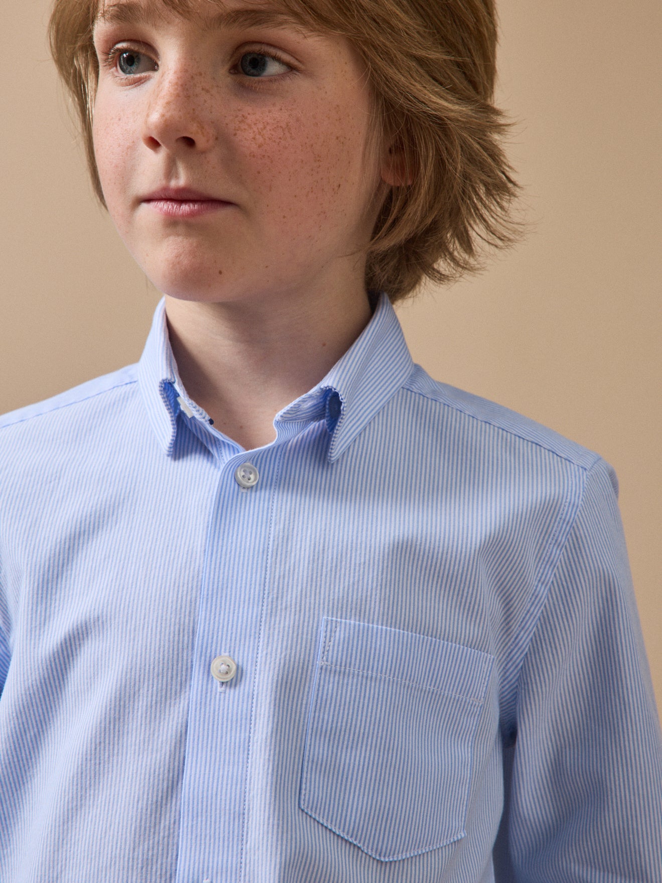 Chemise rayée garçon