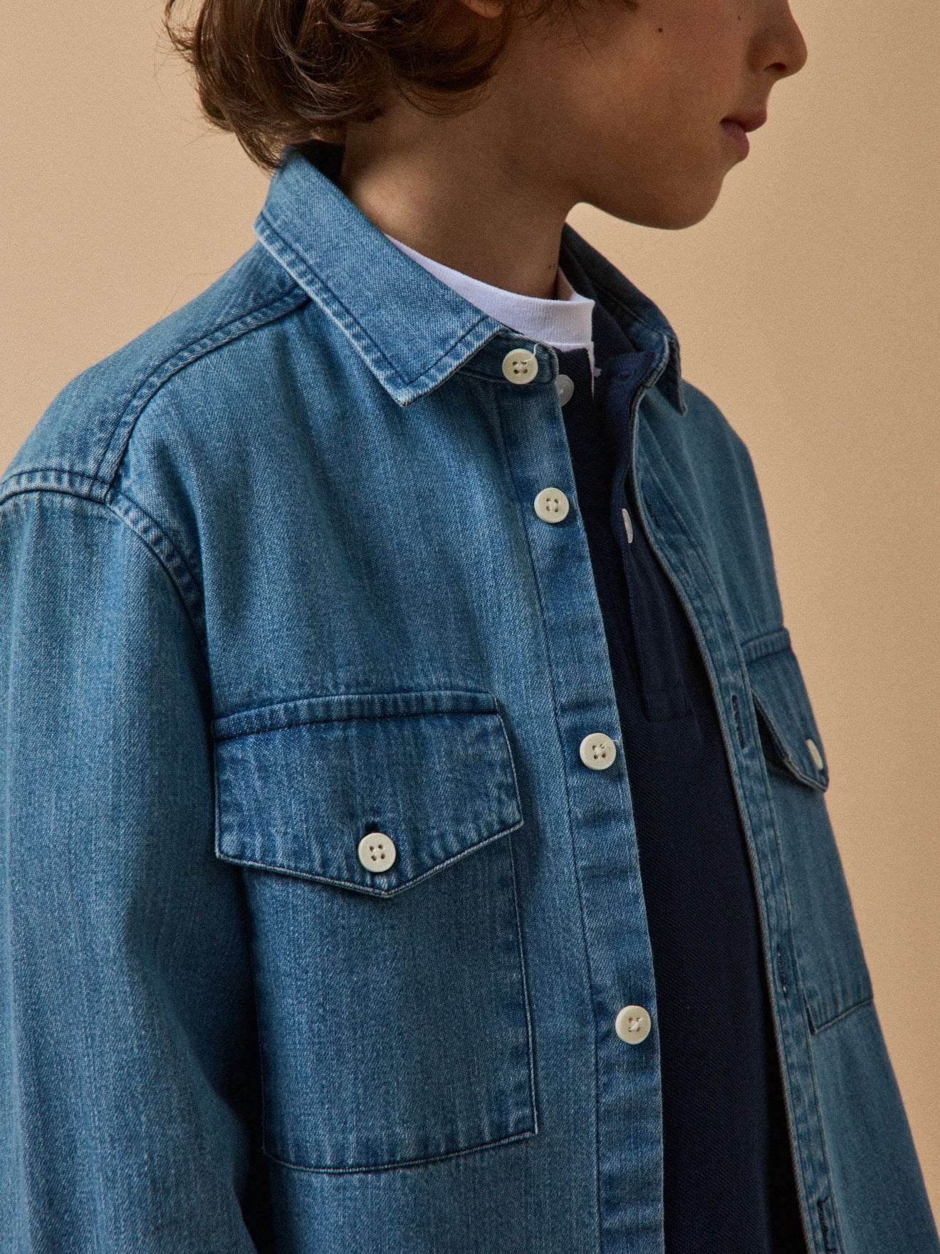 Boy's denim shirt