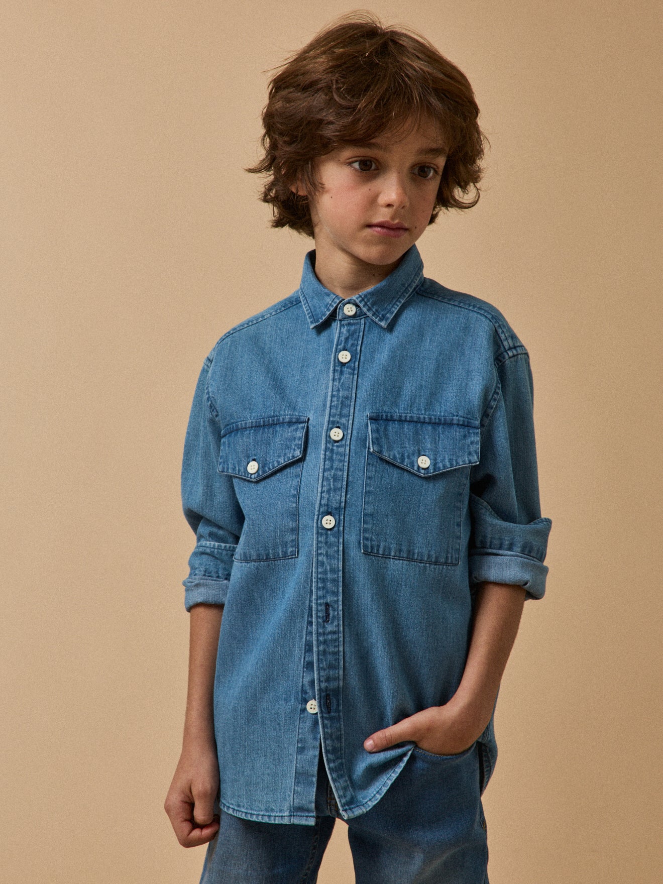 Boy's denim shirt