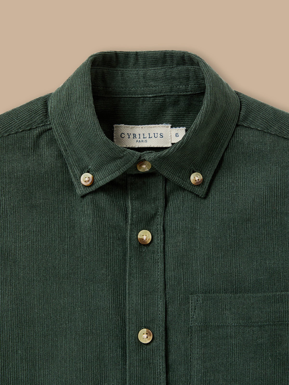 Chemise en velours Garçon