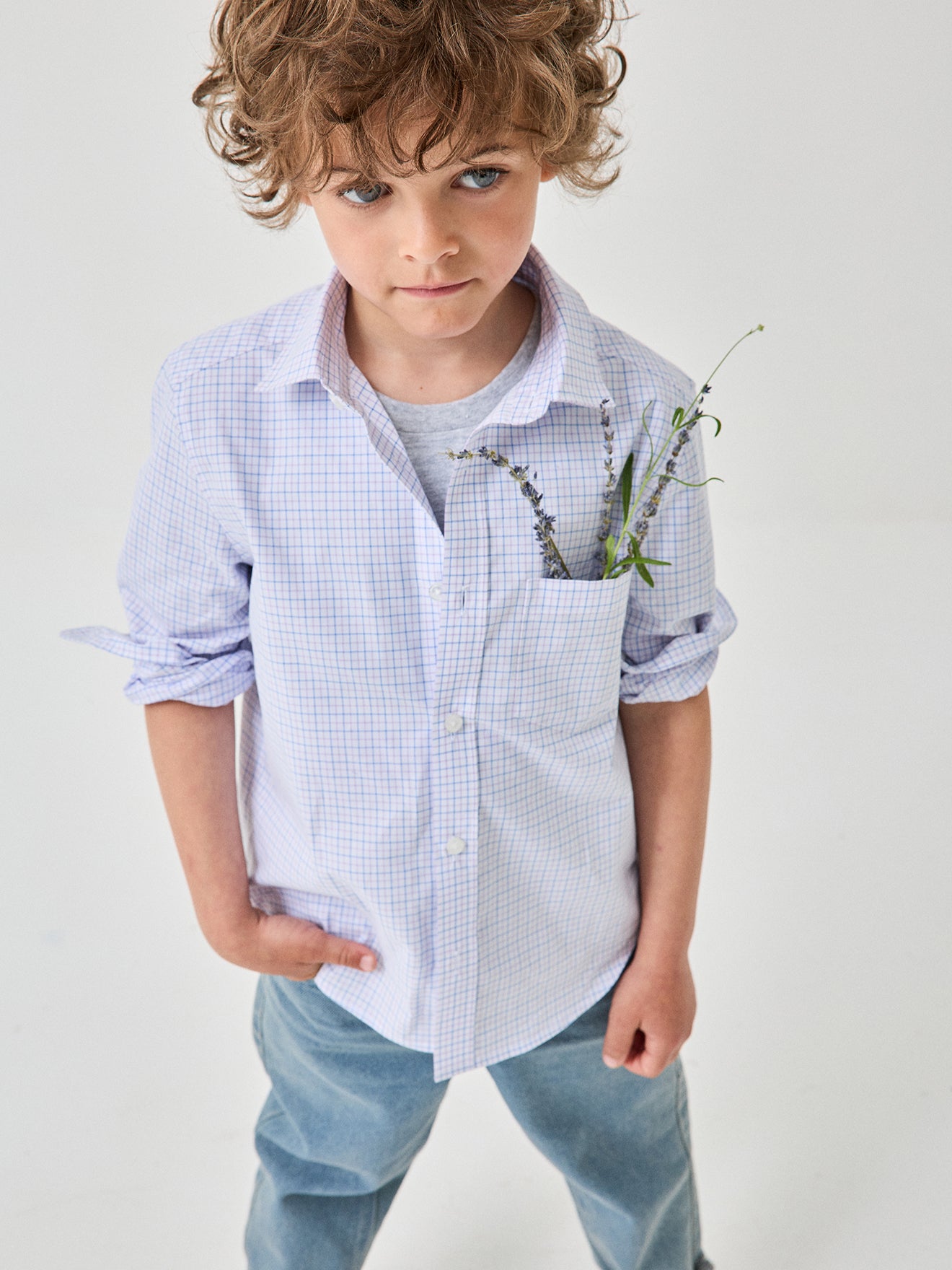 Boy's tattersall shirt
