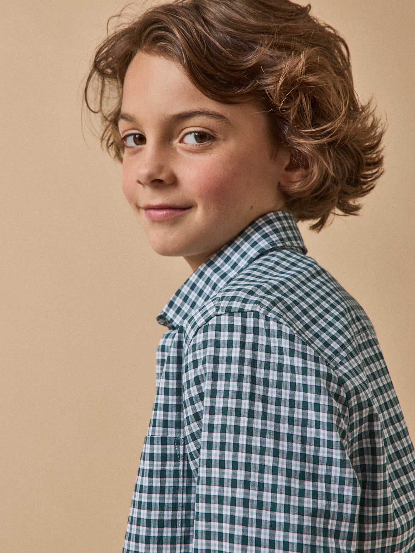 Chemise à carreaux Garçon
