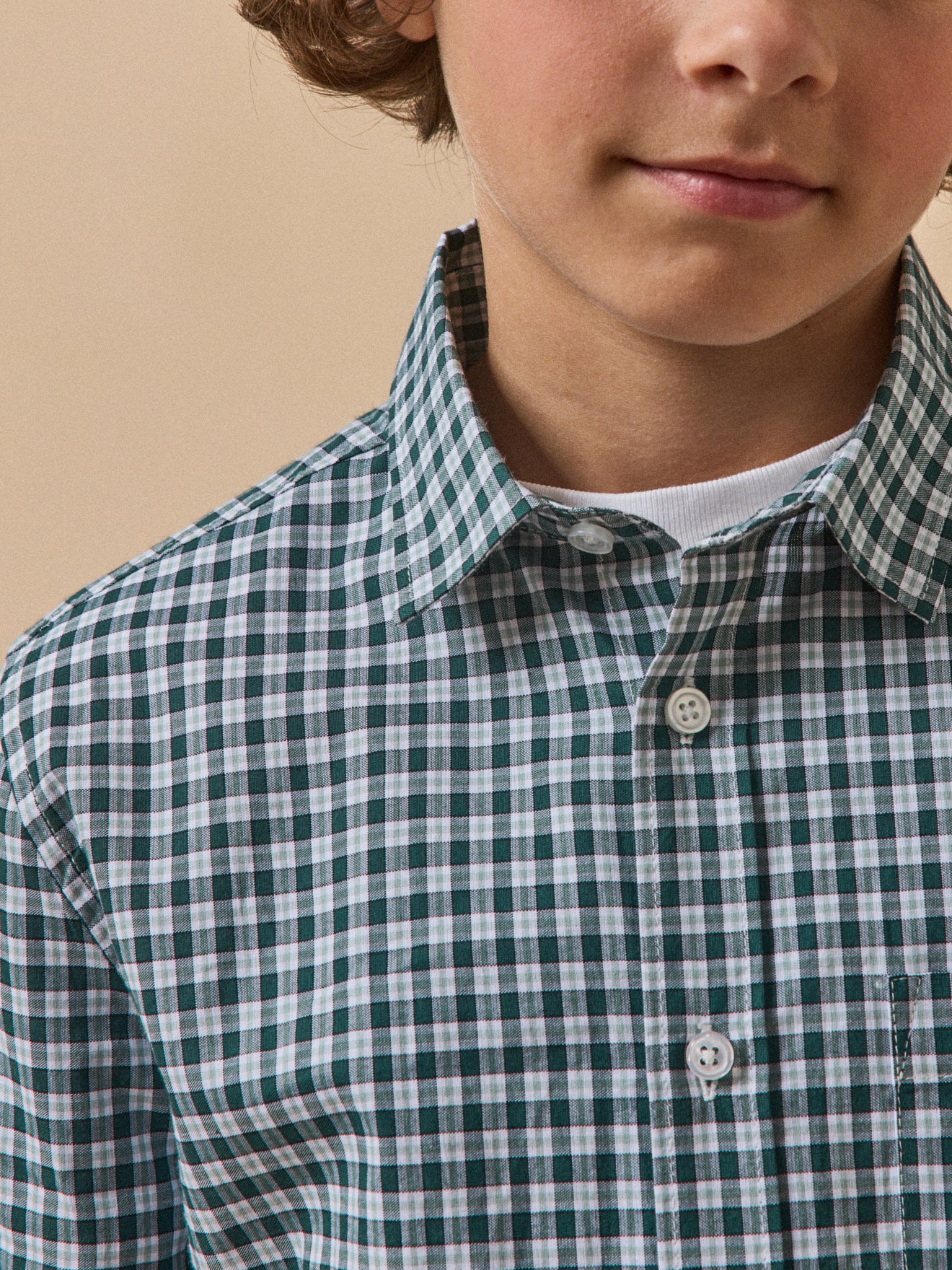 Chemise à carreaux Garçon