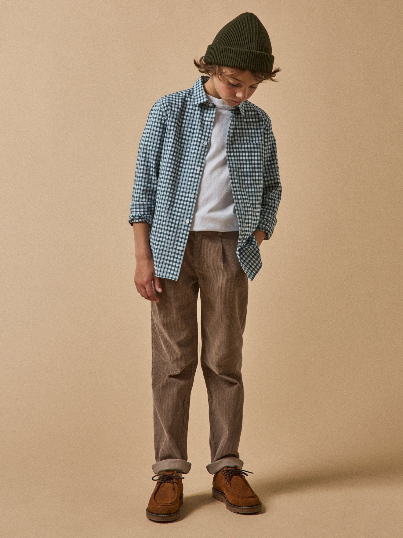 Chemise à carreaux Garçon