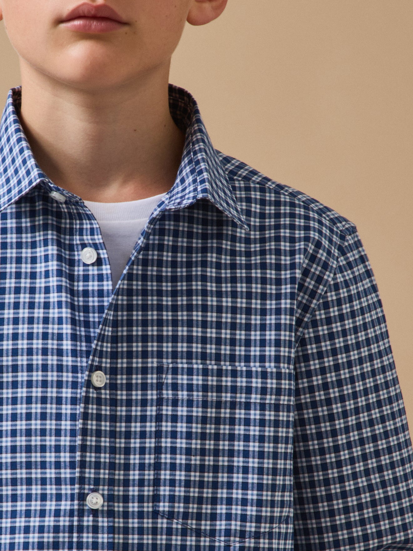 Boy's check shirt