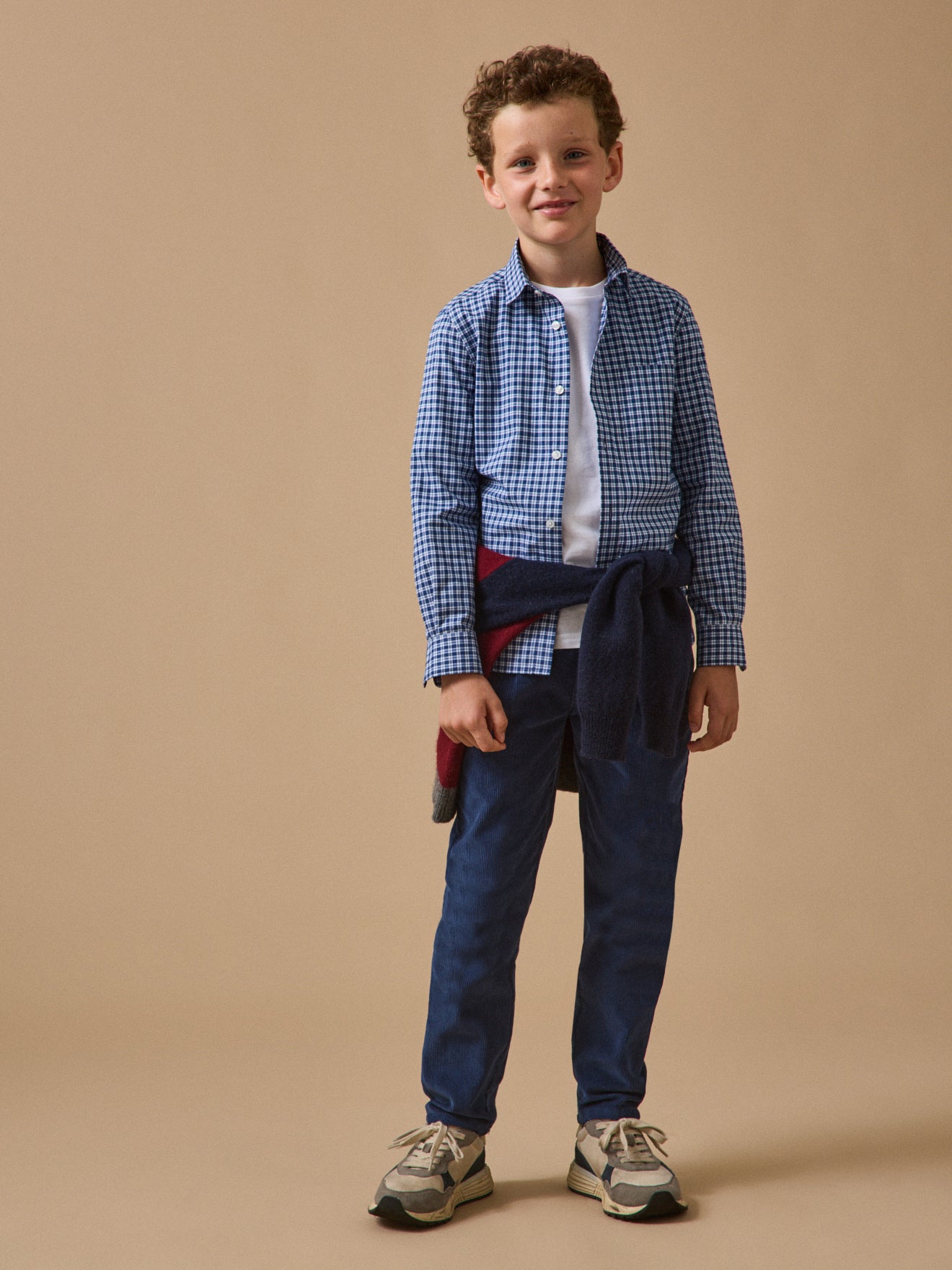 Boy's check shirt