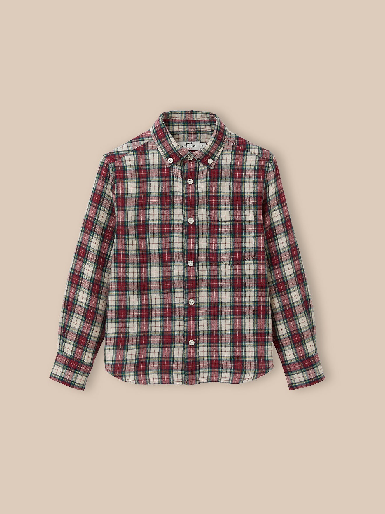 Boy's flannel-like shirt