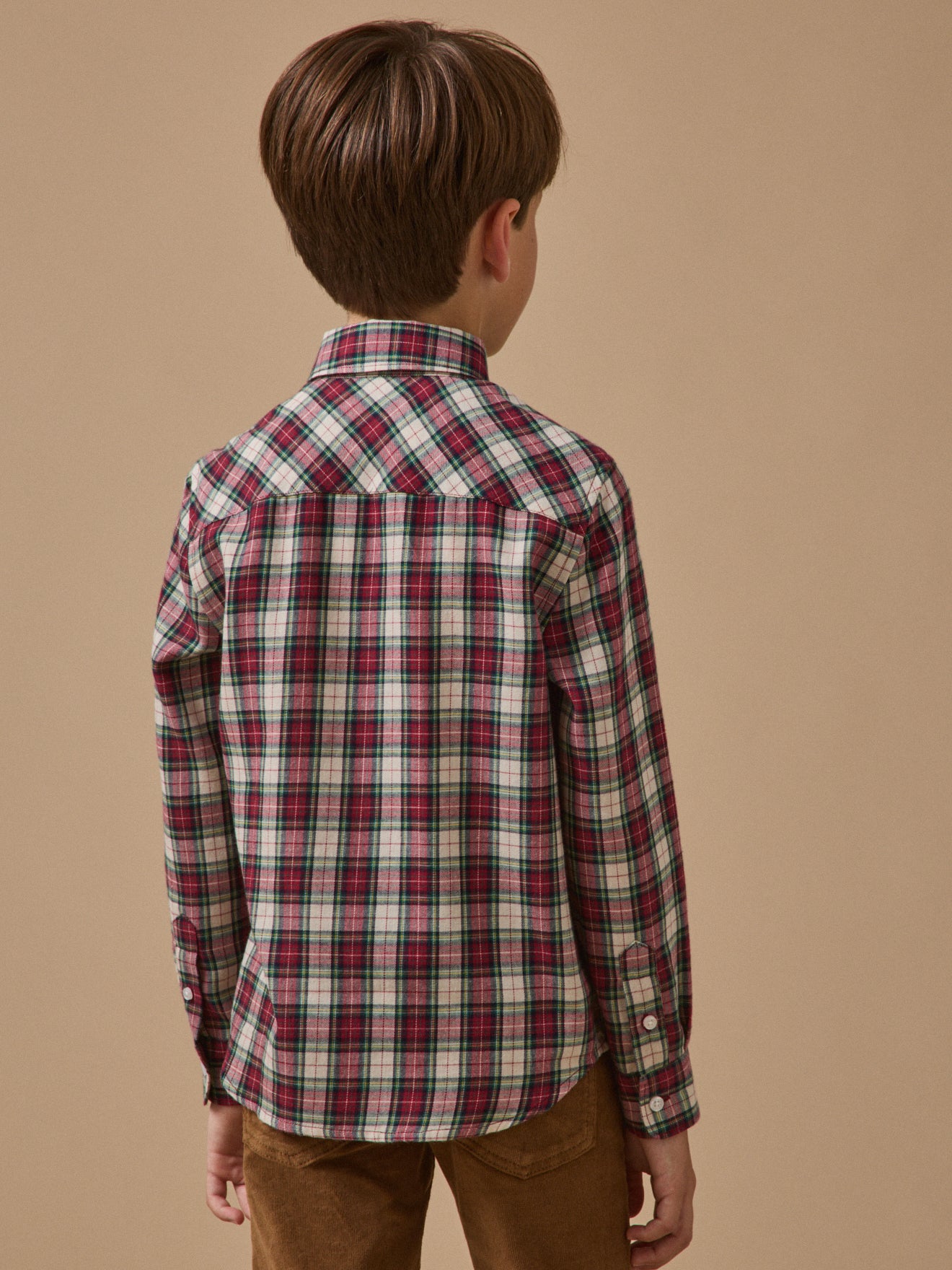 Boy's flannel-like shirt