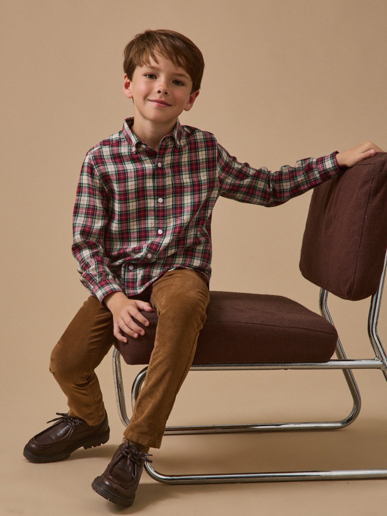 Boy's flannel-like shirt